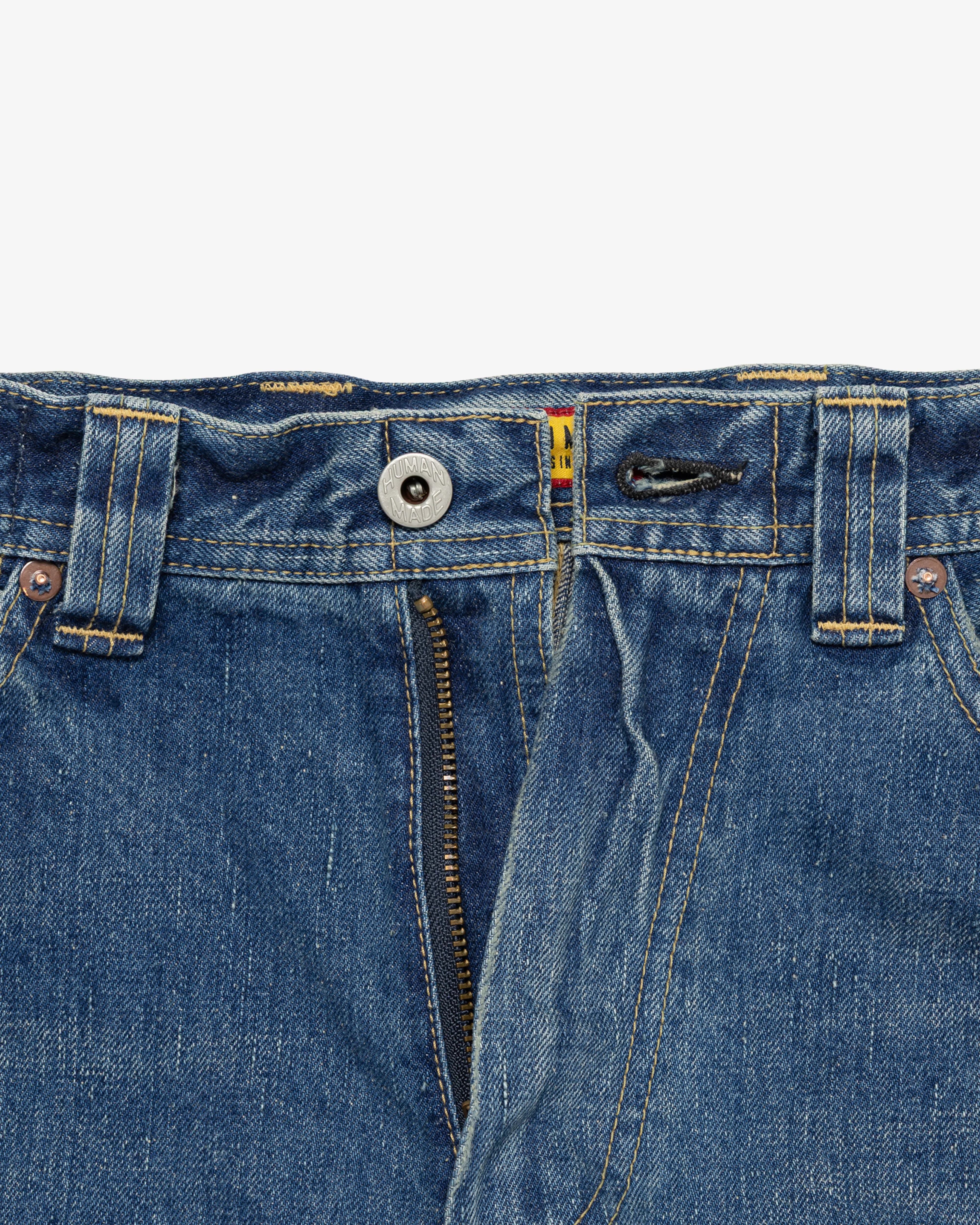 Human Made - Men's Slim Denim Pants - (Indigo) - Image 3