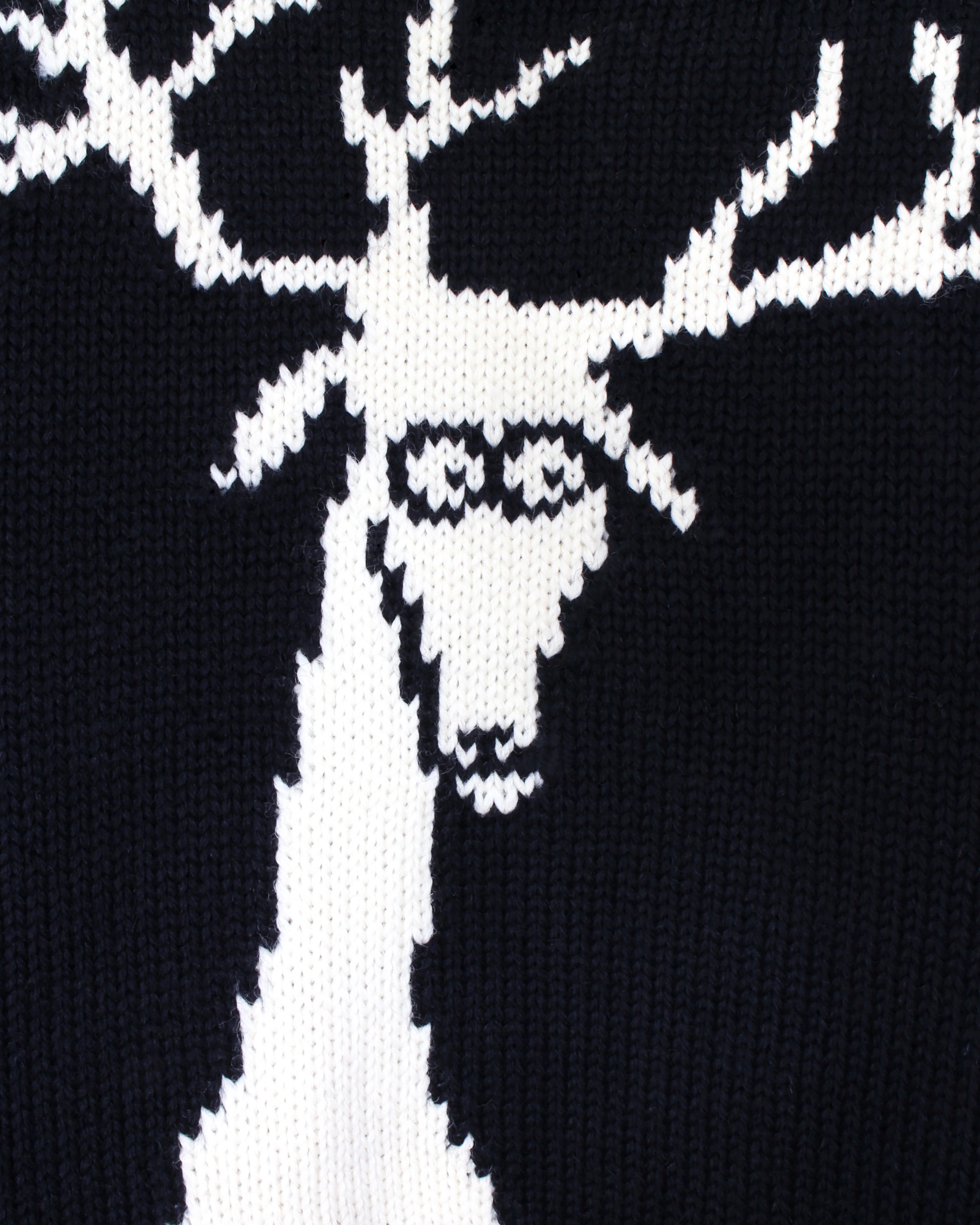Idea - Moomin Reindeer Knit Sweater - (Black) - Image 4