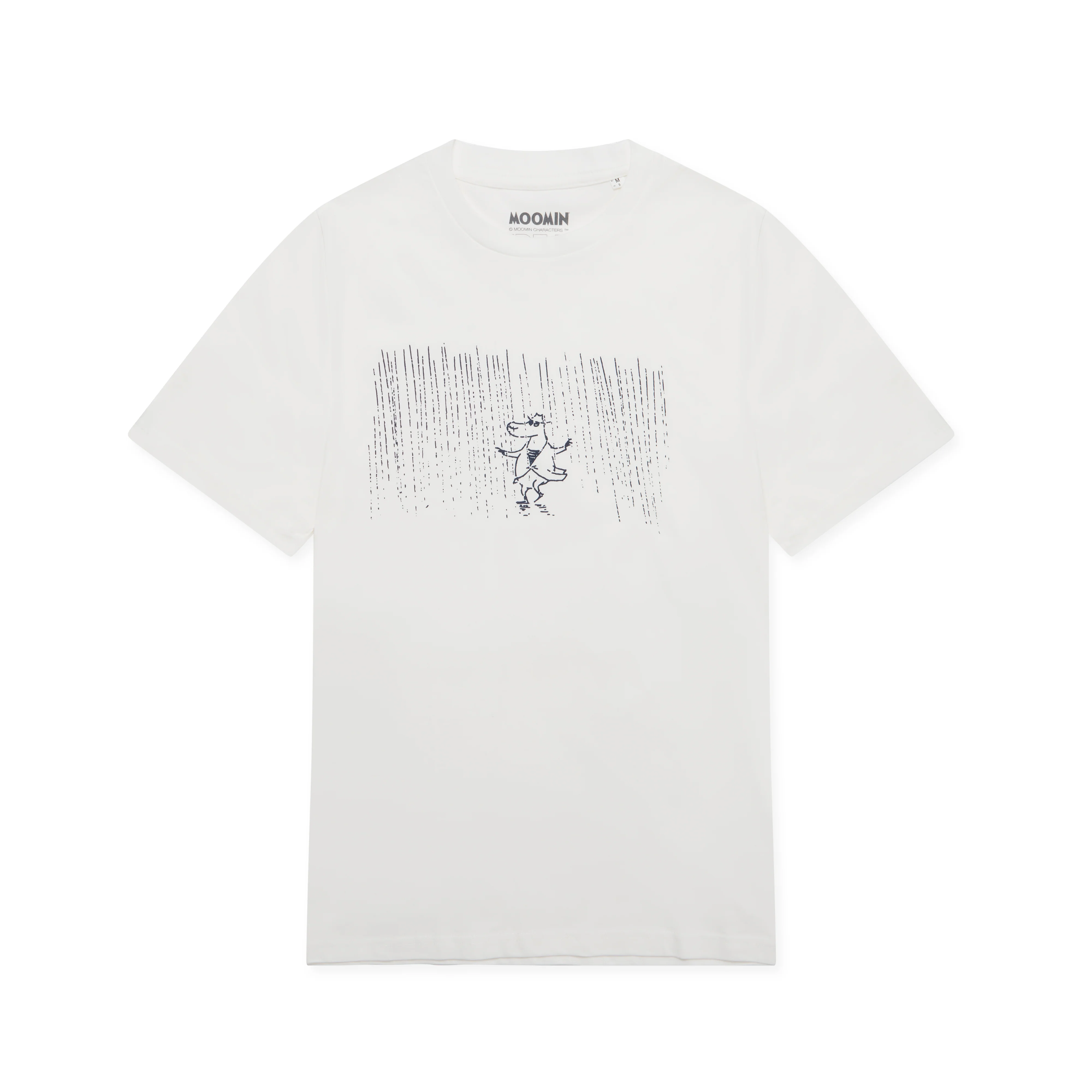 IDEA - Moomins Rain Dance T-Shirt - (Off White)