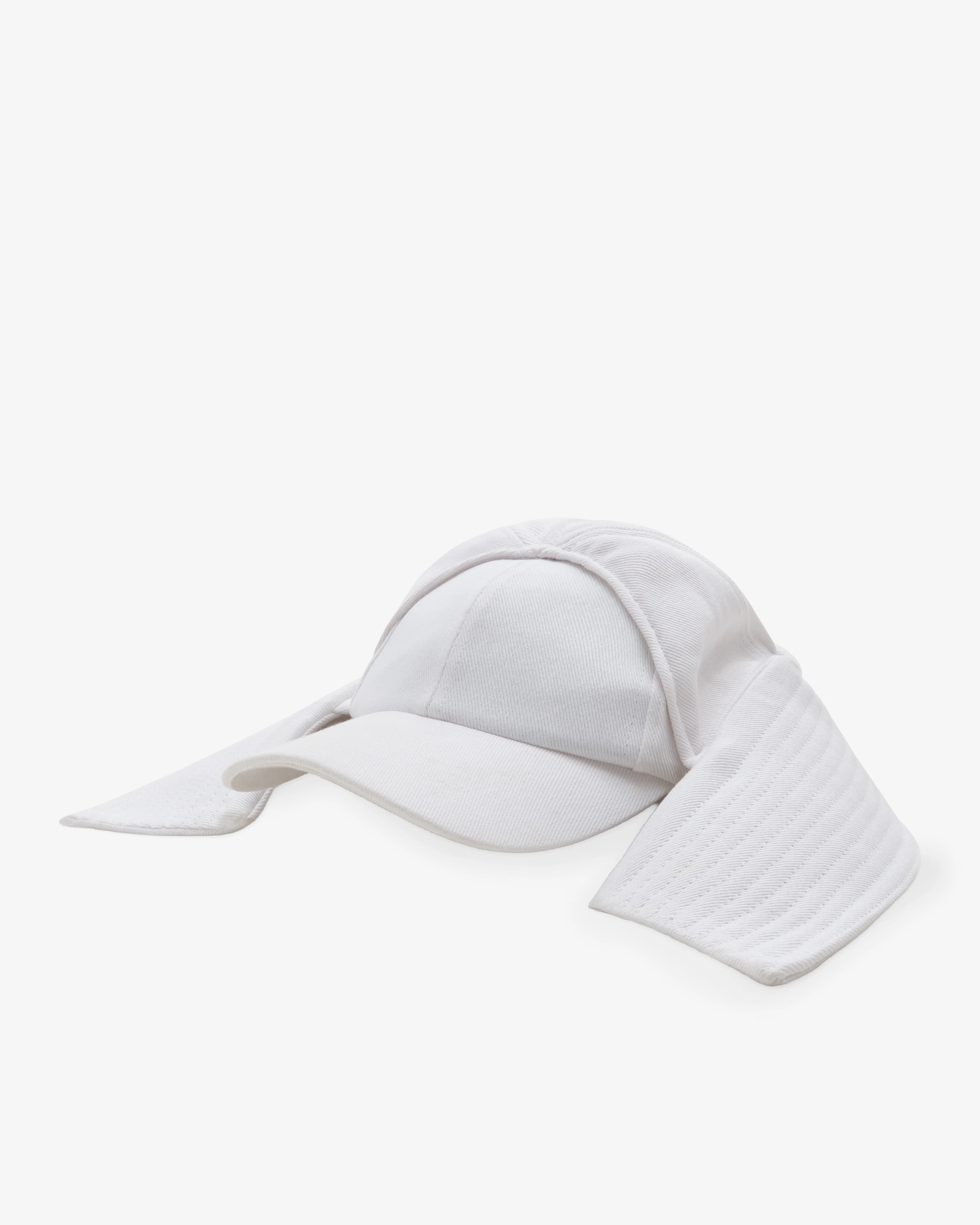 Jean Paul Gaultier - Women's Denim Drill Bob Marine Hat - (White) - Image 2