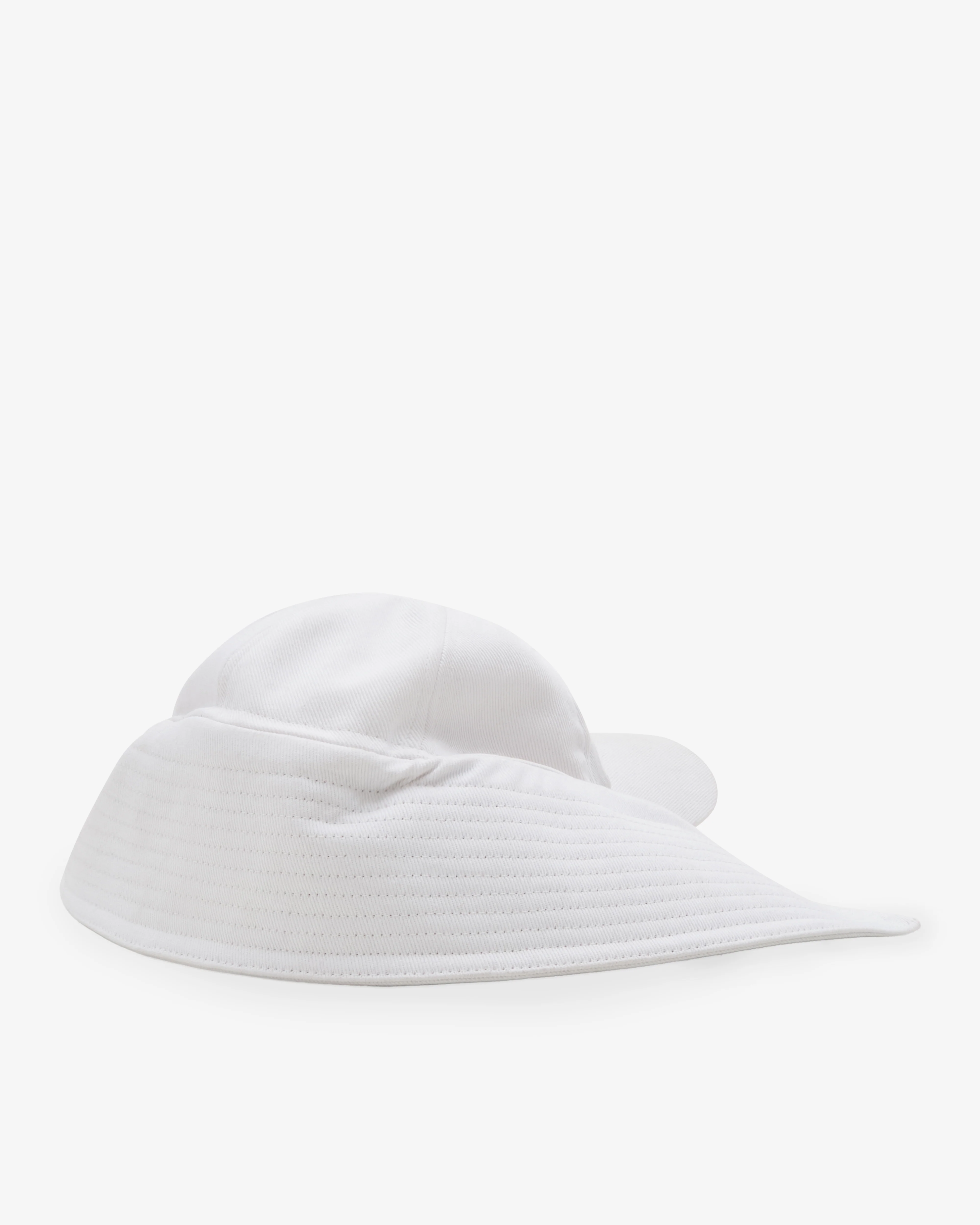 Jean Paul Gaultier - Women's Denim Drill Bob Marine Hat - (White) - Image 3