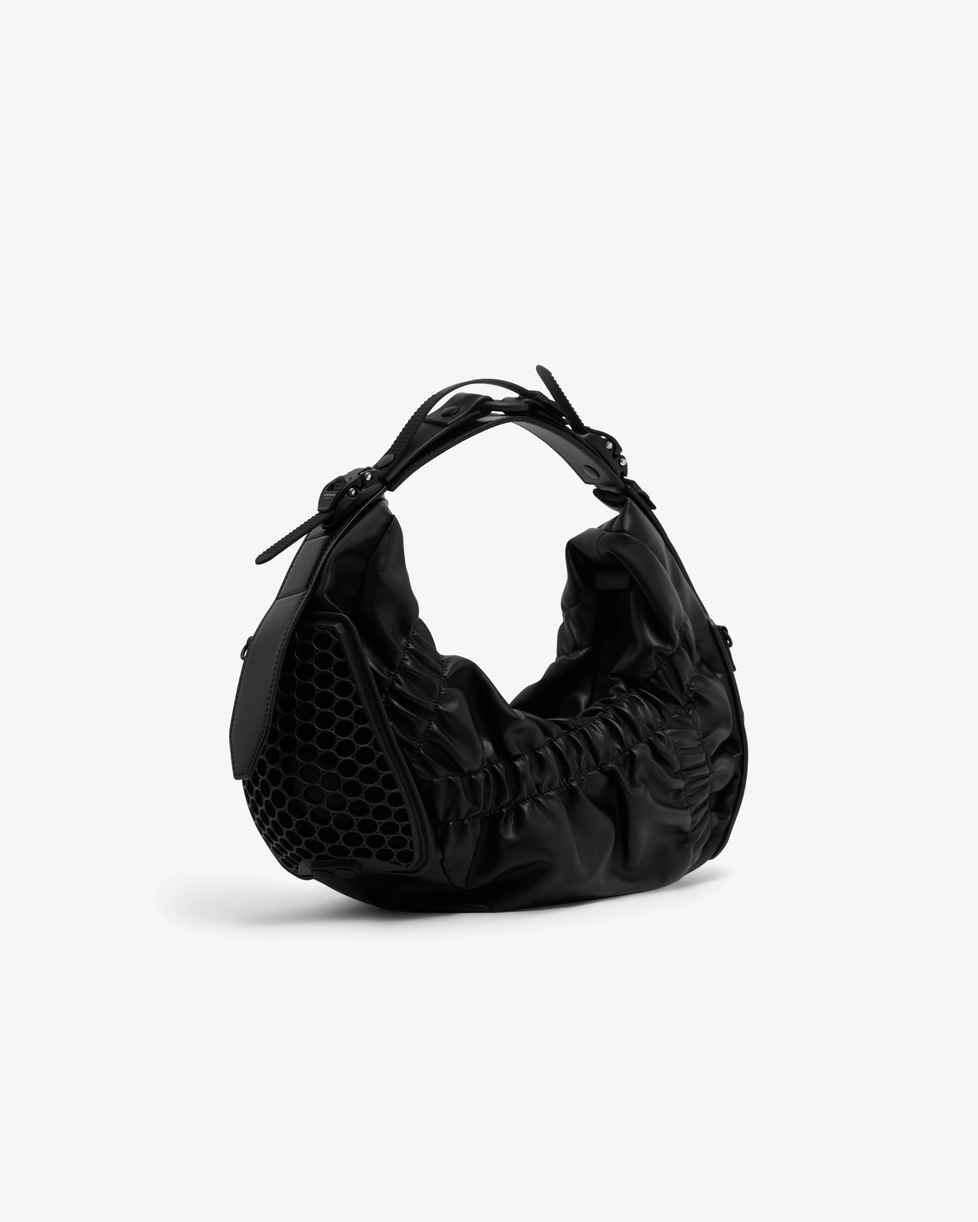 Junya Watanabe - Women's Innerraum Crunch Shoulder Bag - (Black) - Image 2