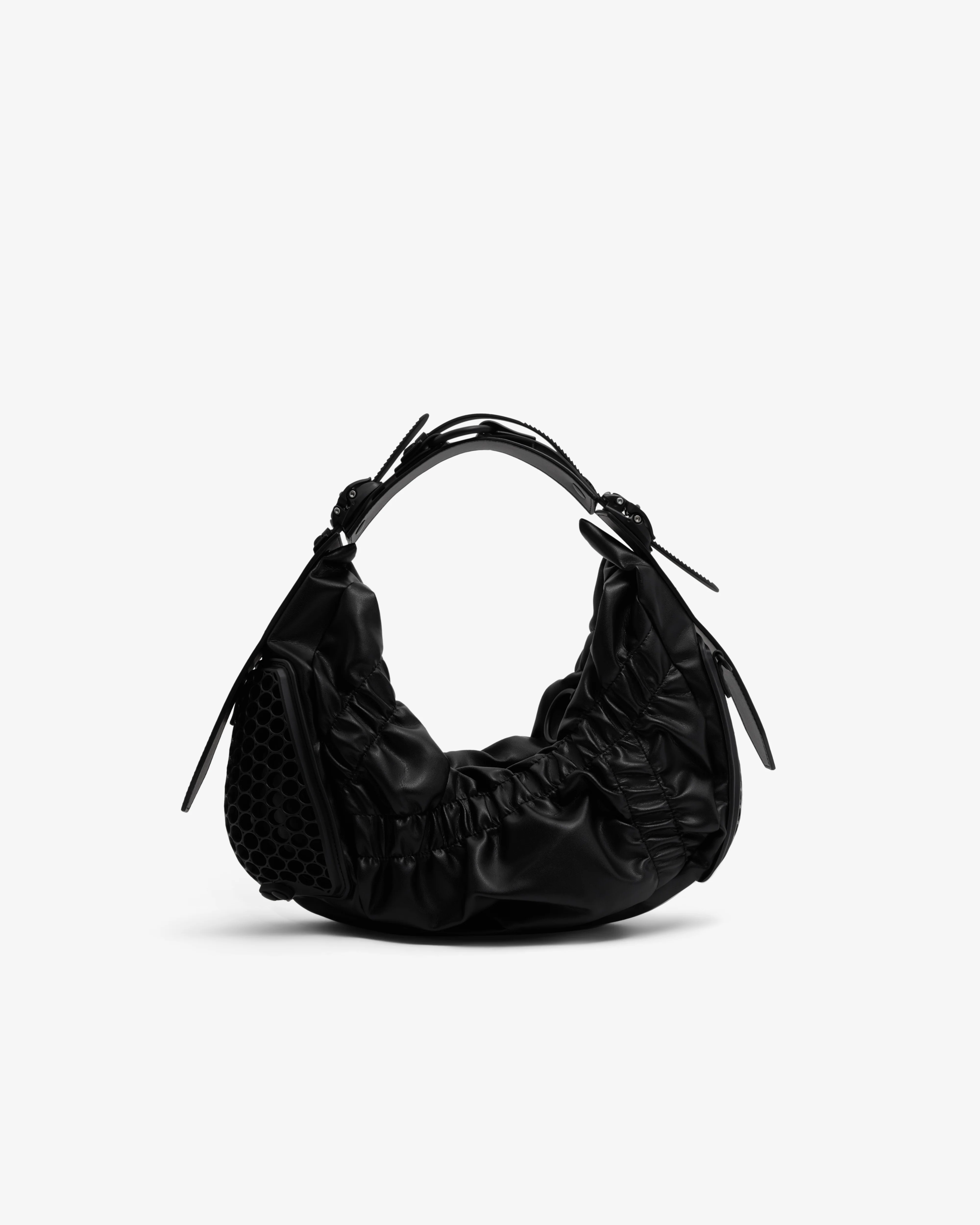 Junya Watanabe - Women's Innerraum Crunch Shoulder Bag - (Black) - Image 3