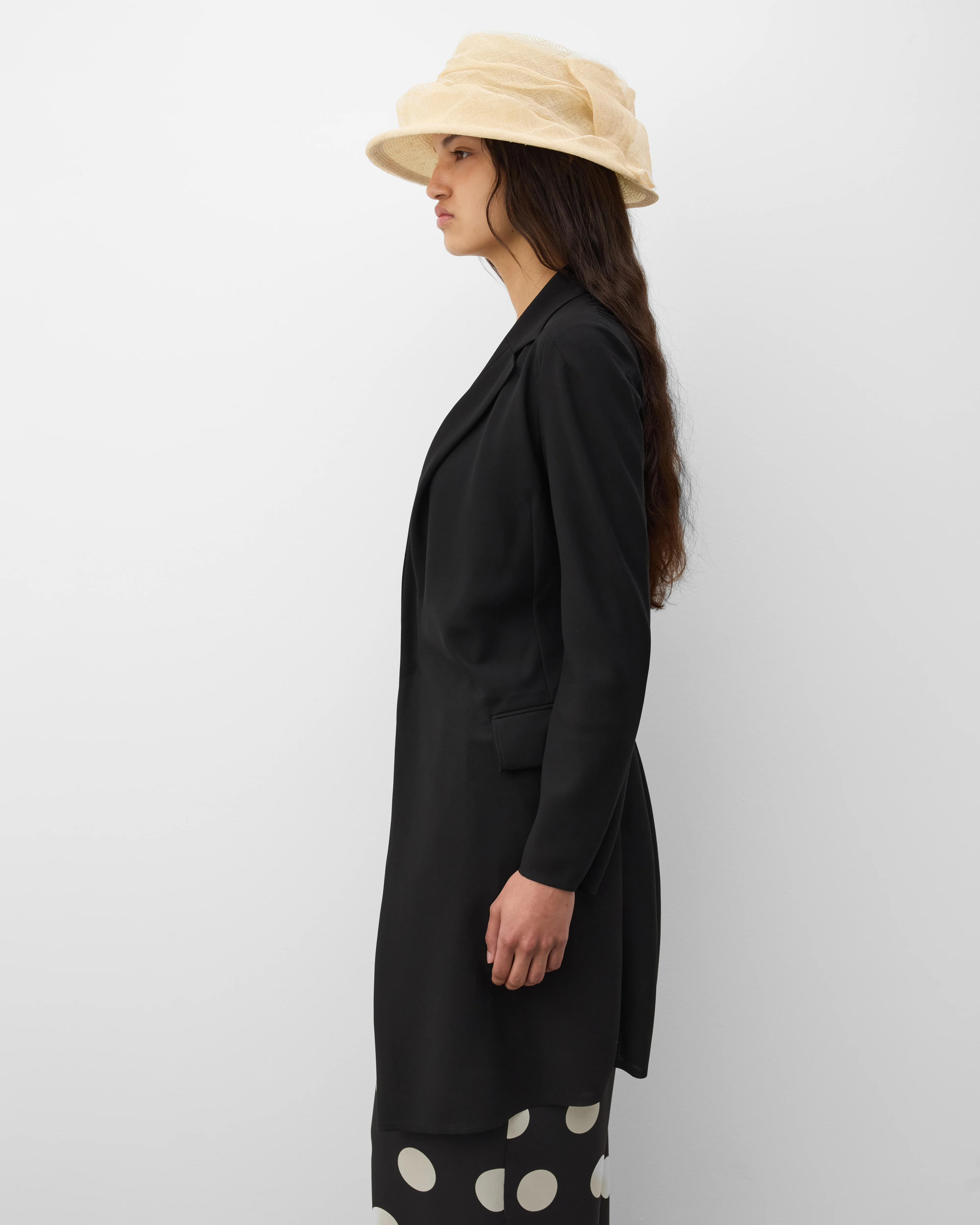 Junya Watanabe - Women's Lightweight Georgette Jacket - (Black) - Image 4