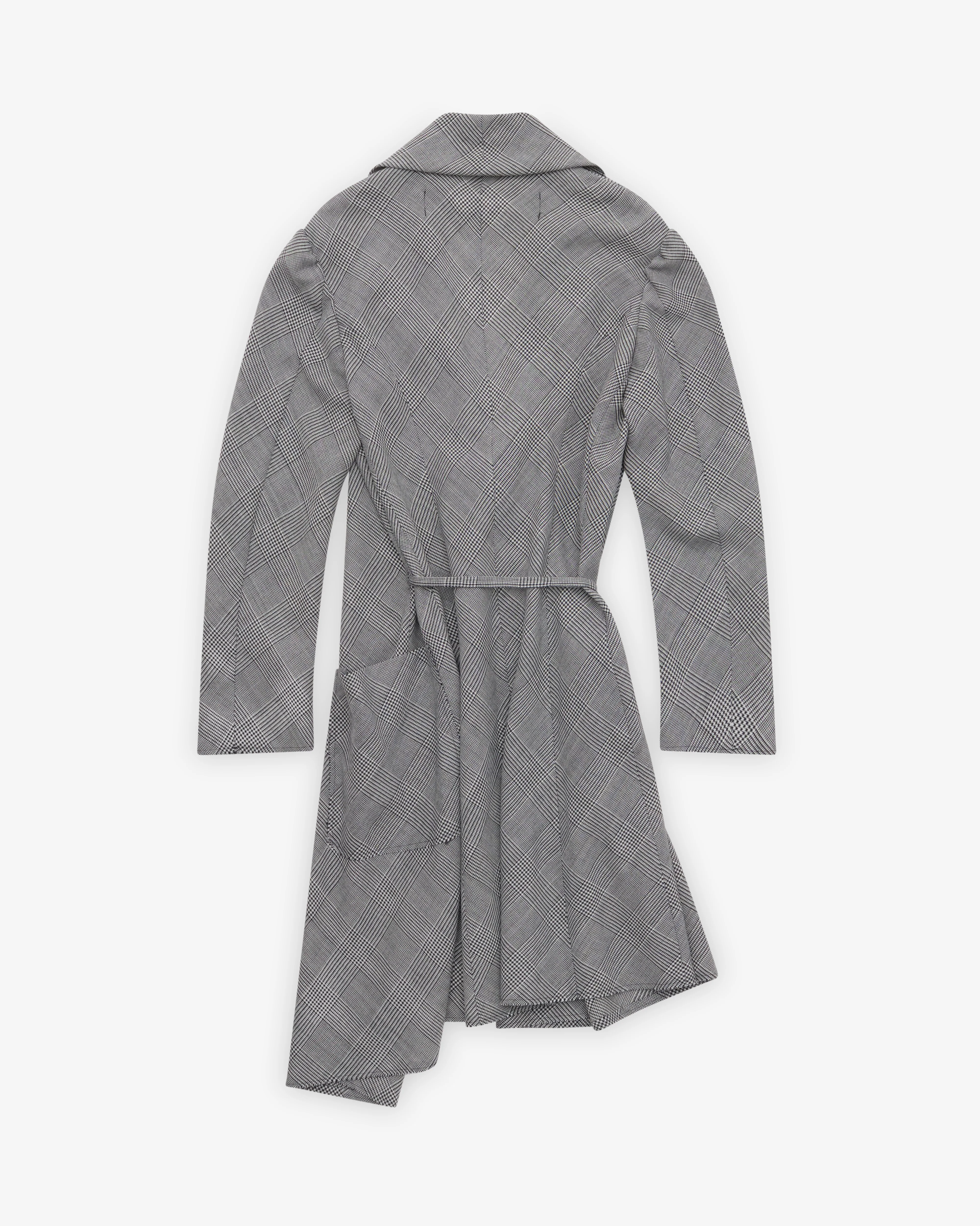 Junya Watanabe - Women's Check Jacket - (Black/White) - Image 2