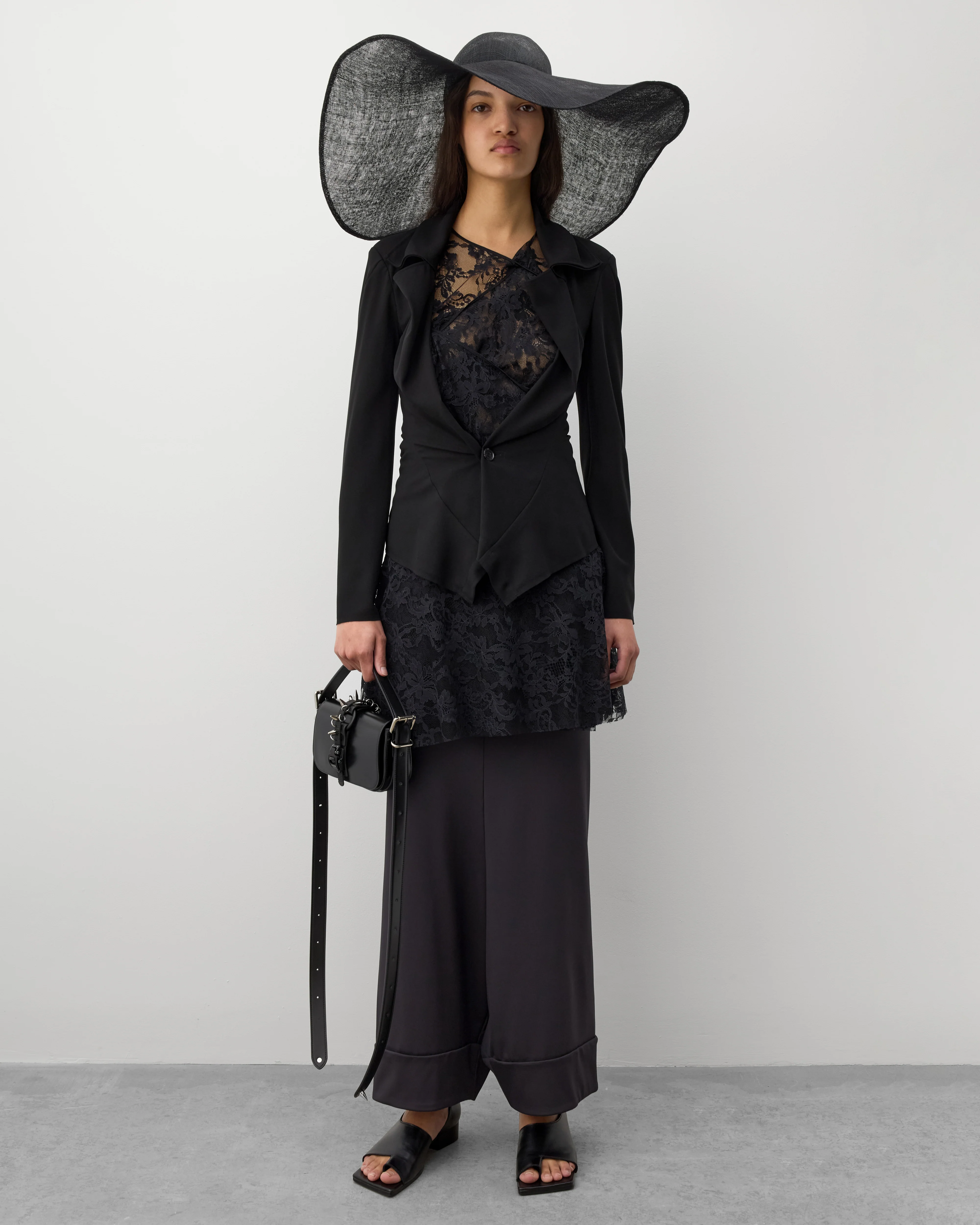Junya Watanabe - Women's Floral Lace Dress - (Black) - Image 7