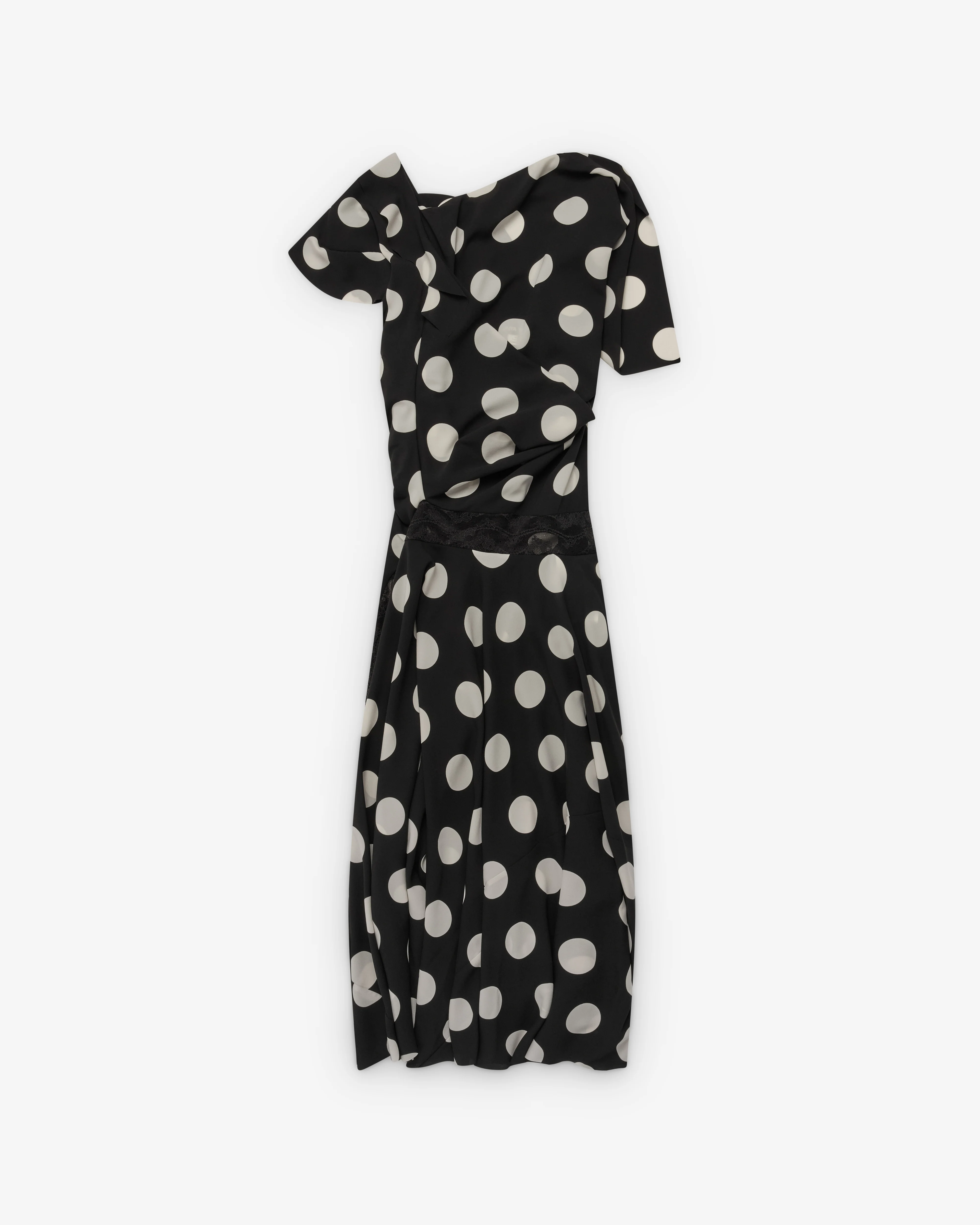 Junya Watanabe - Women's Polka Dot Maxi Dress - (Black/White)