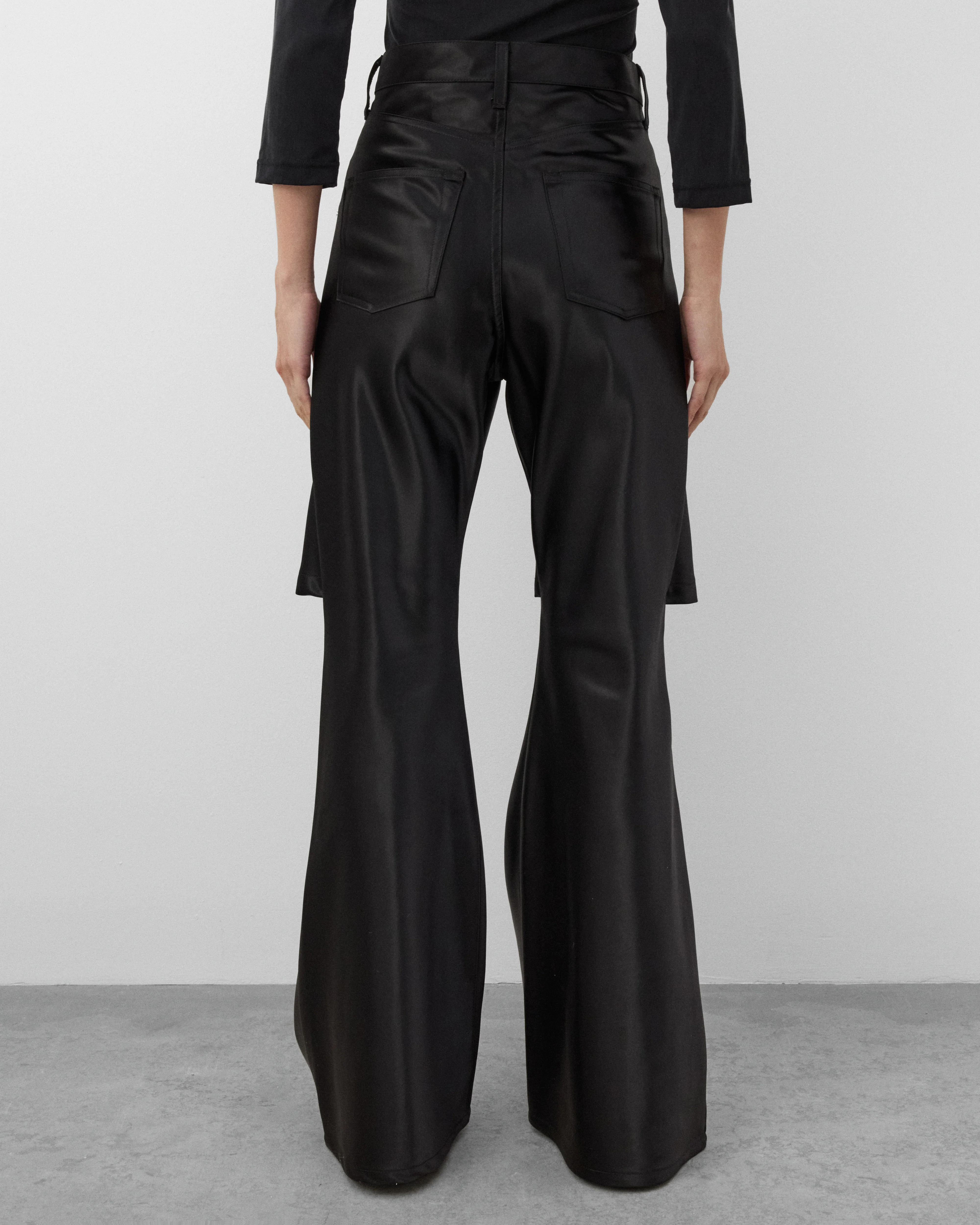 Junya Watanabe - Women's Cut Out Trousers - (Black) - Image 5