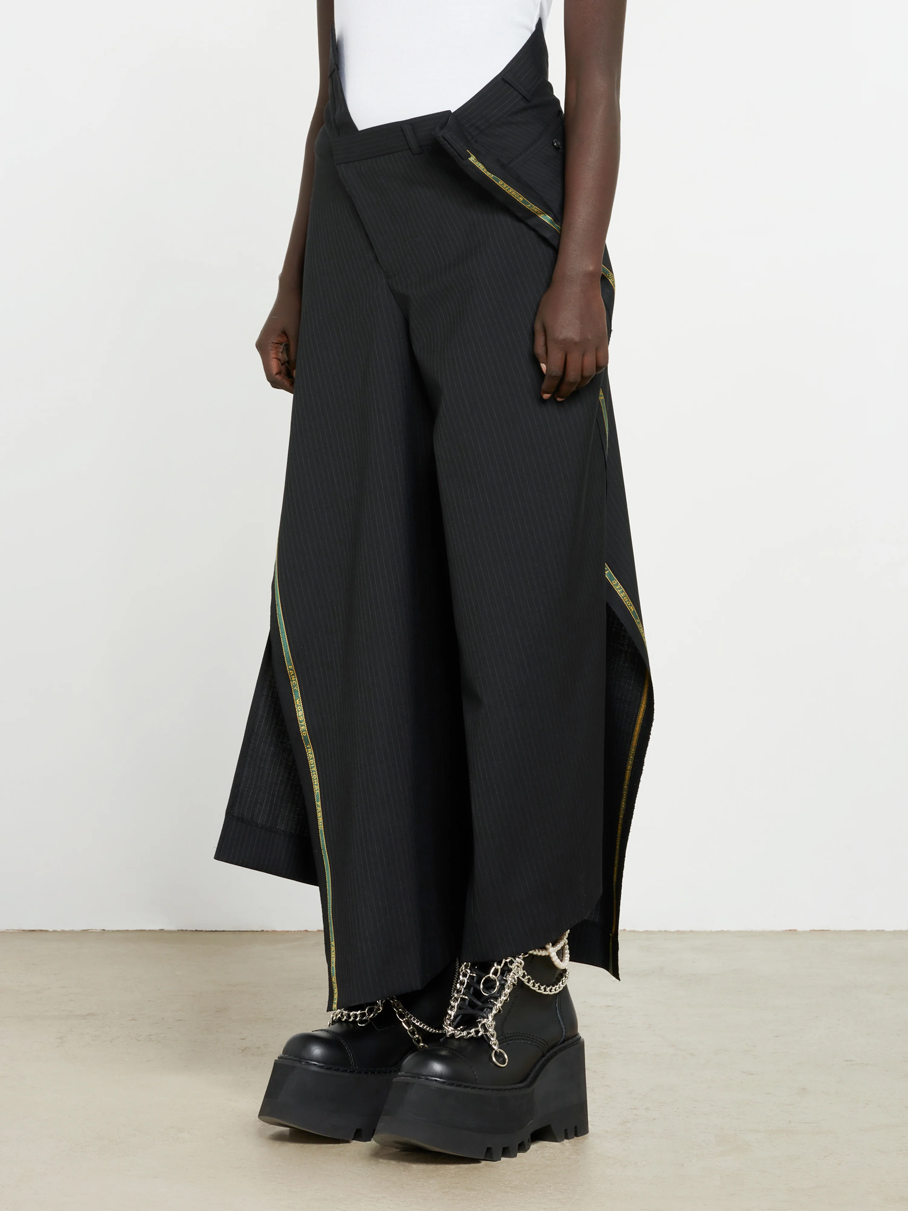 Junya Watanabe - Pants - (Black/White) - Image 3