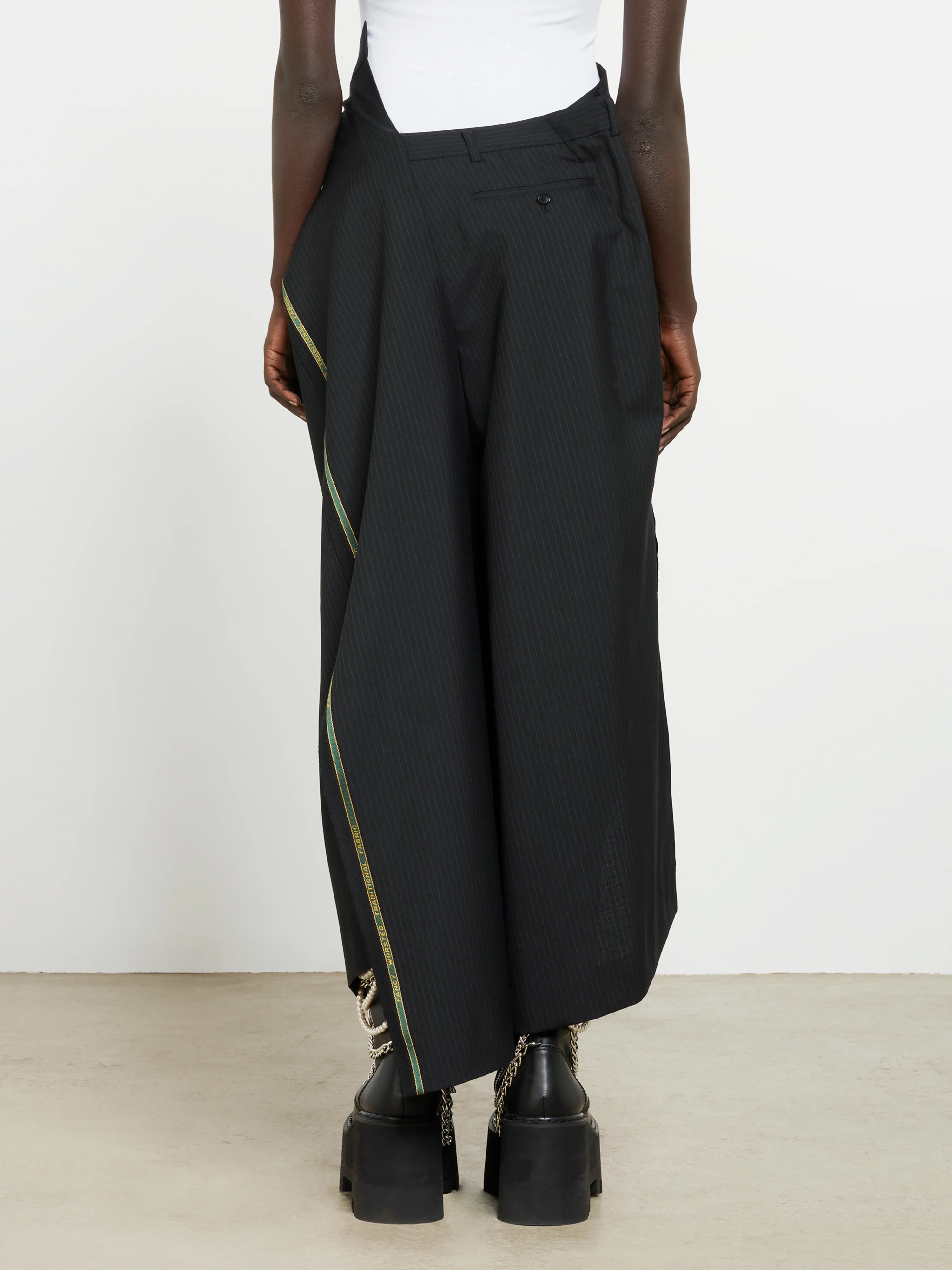 Junya Watanabe - Pants - (Black/White) - Image 4