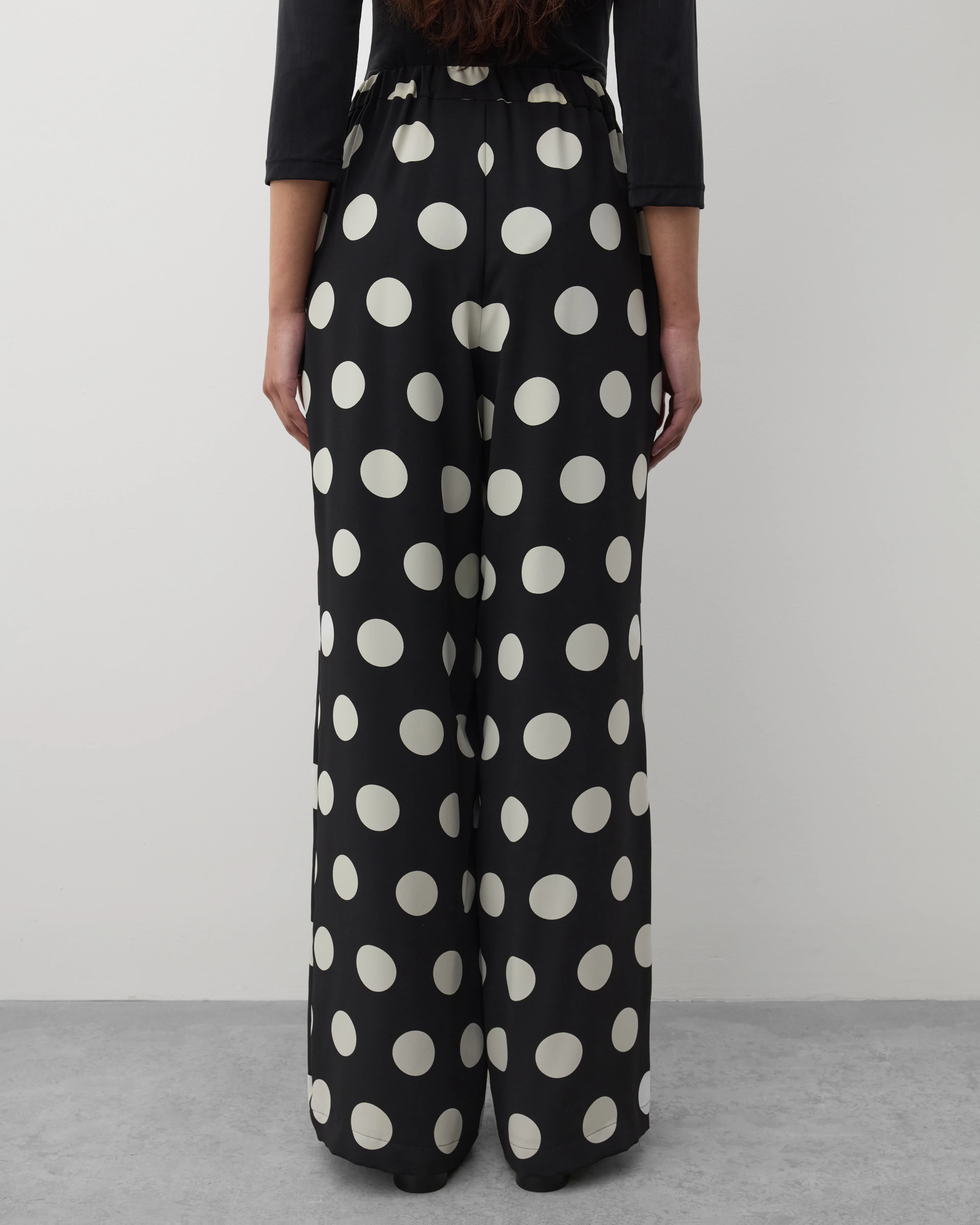 Junya Watanabe - Women's Polka Dot Trousers - (Black/White) - Image 5