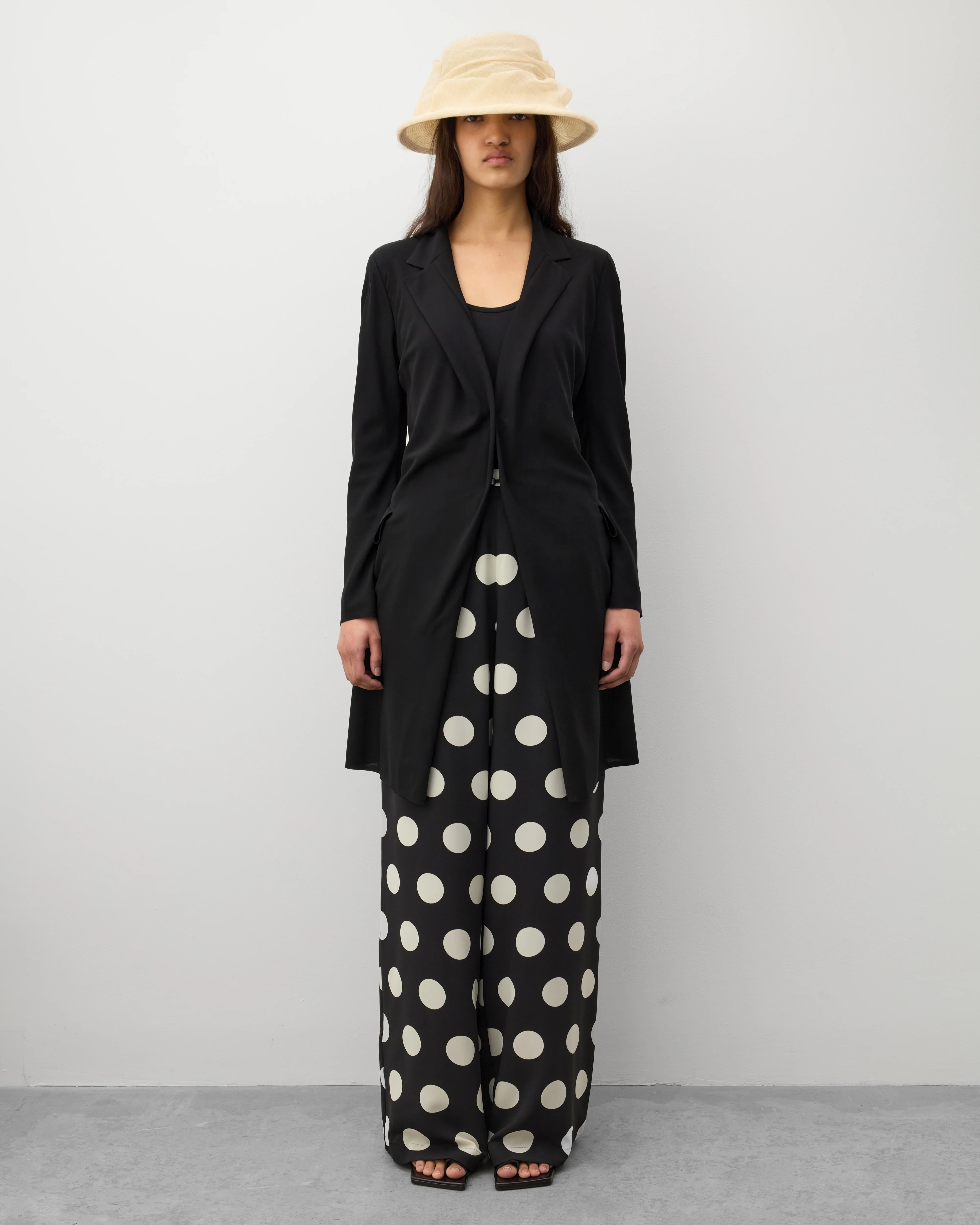 Junya Watanabe - Women's Polka Dot Trousers - (Black/White) - Image 6