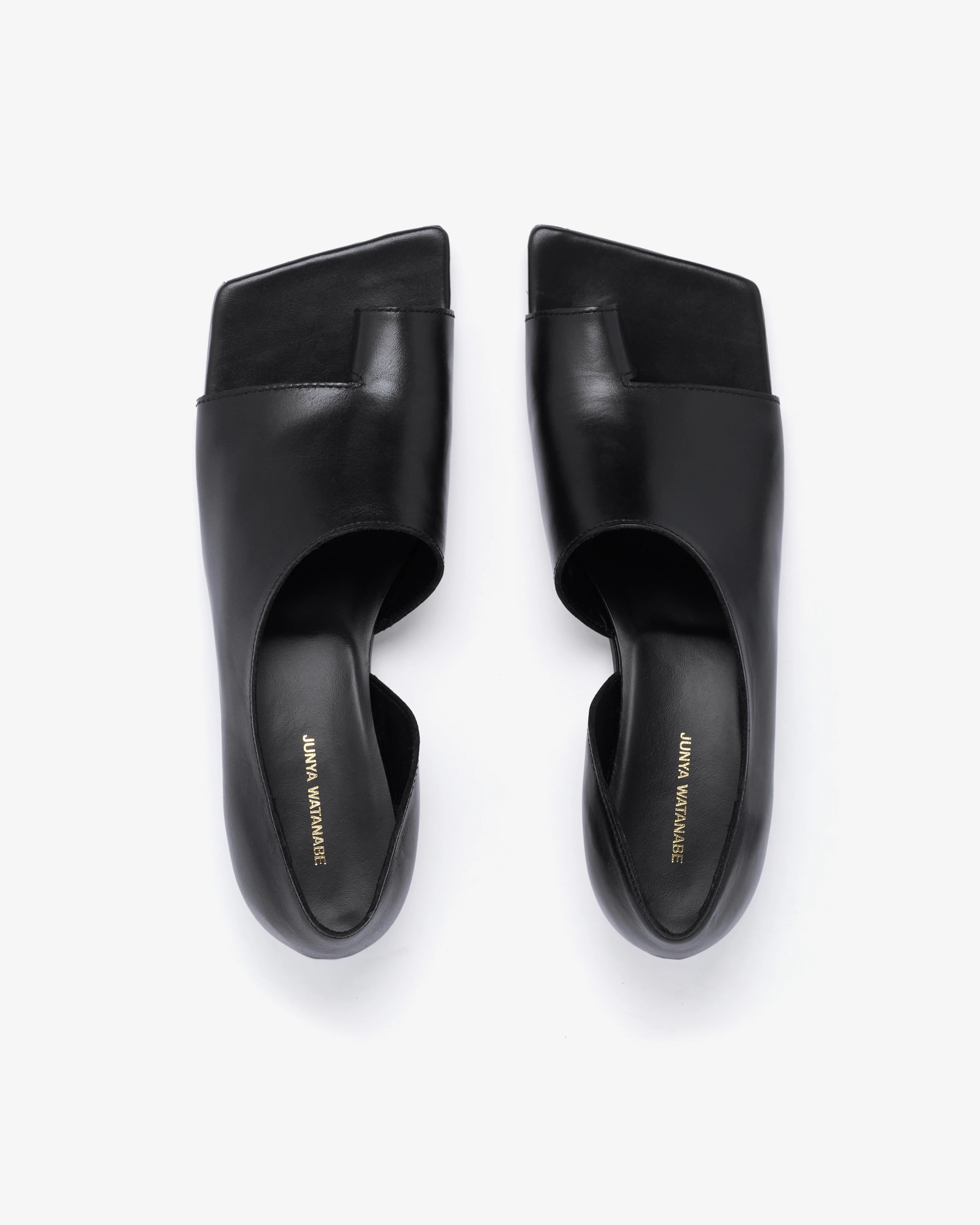 Junya Watanabe - Women's Square Open Toe Sandal - (Black) - Image 5