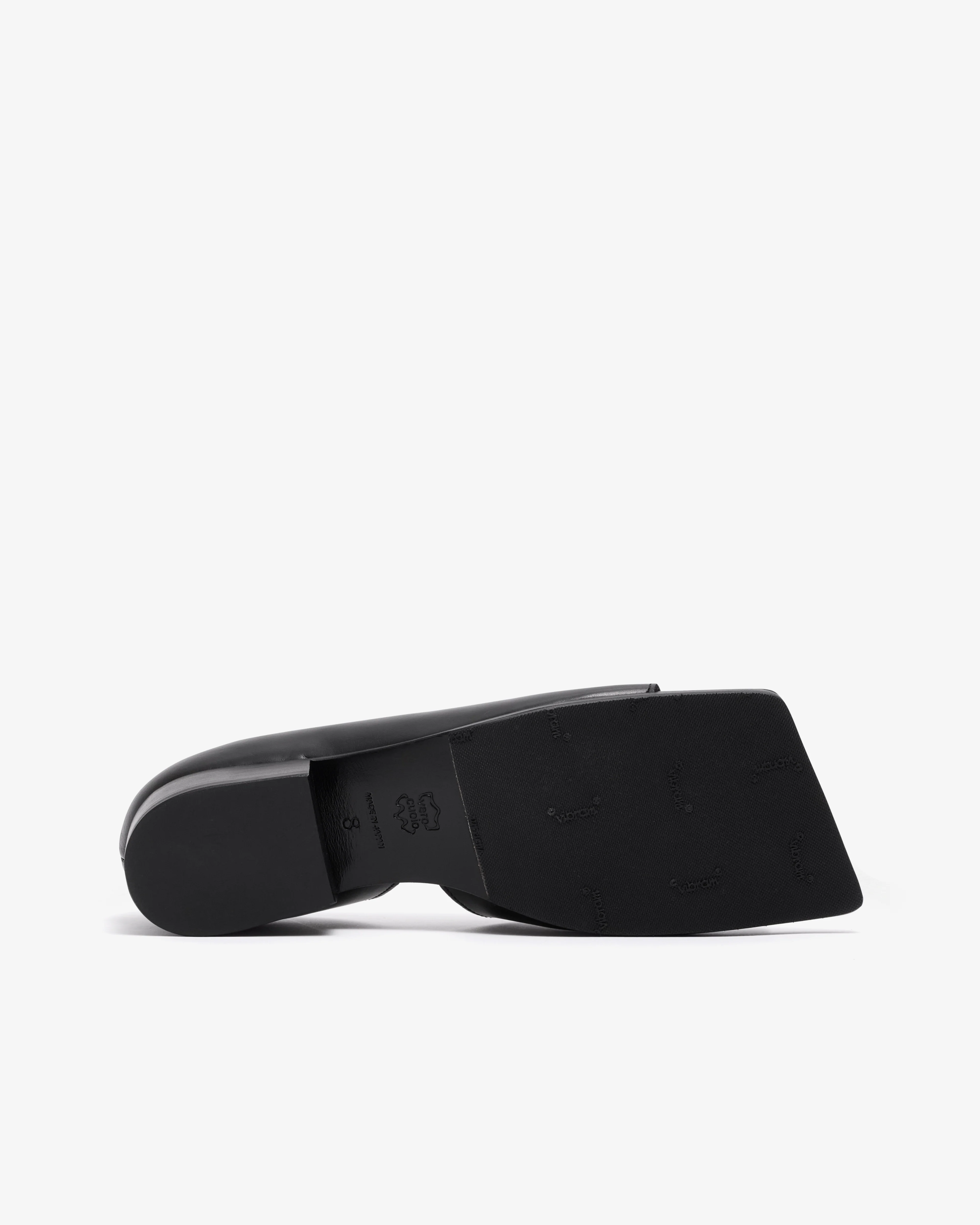 Junya Watanabe - Women's Square Open Toe Sandal - (Black) - Image 6
