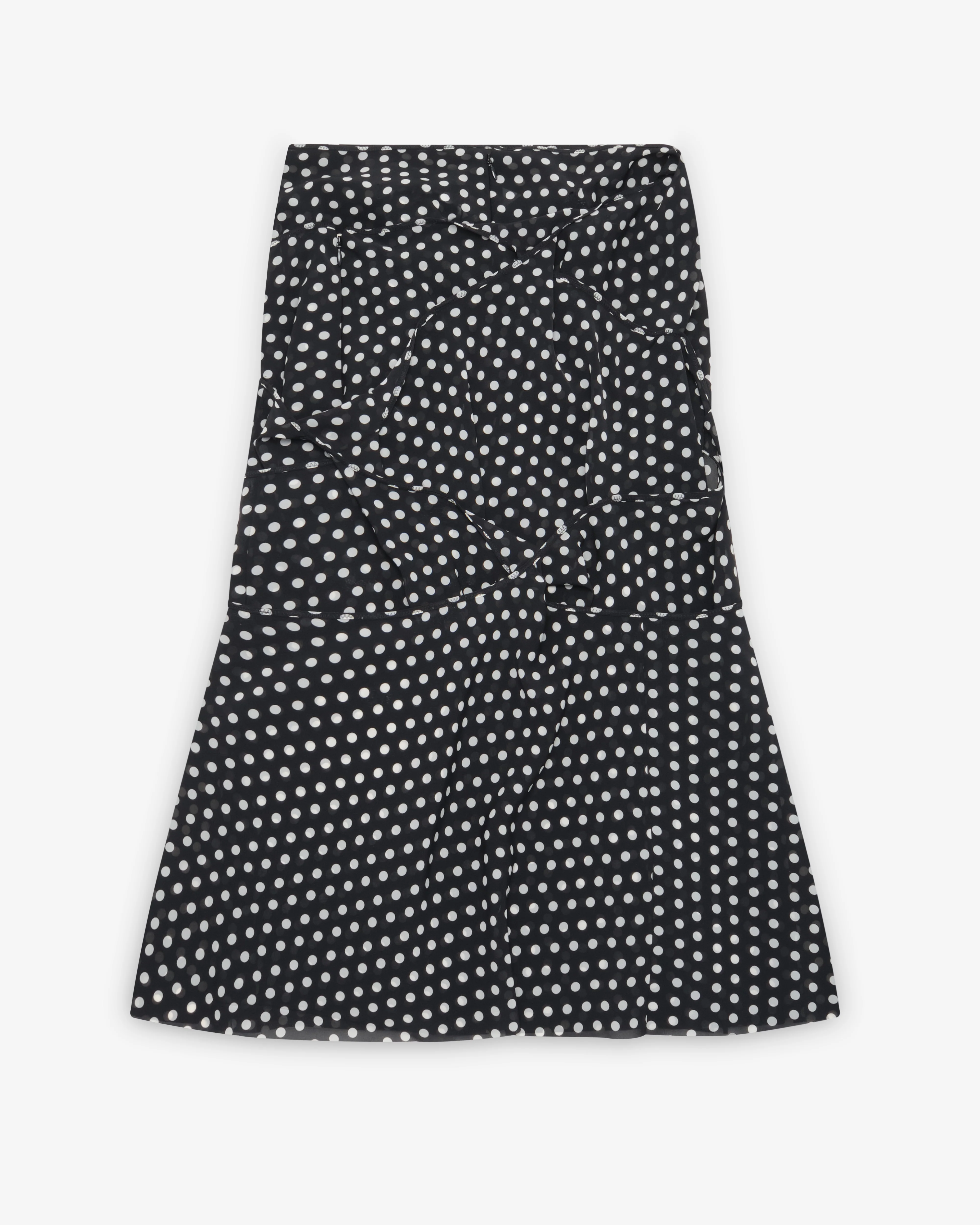 Junya Watanabe - Women's Polka-Dot Skirt - (Black/White) - Image 2