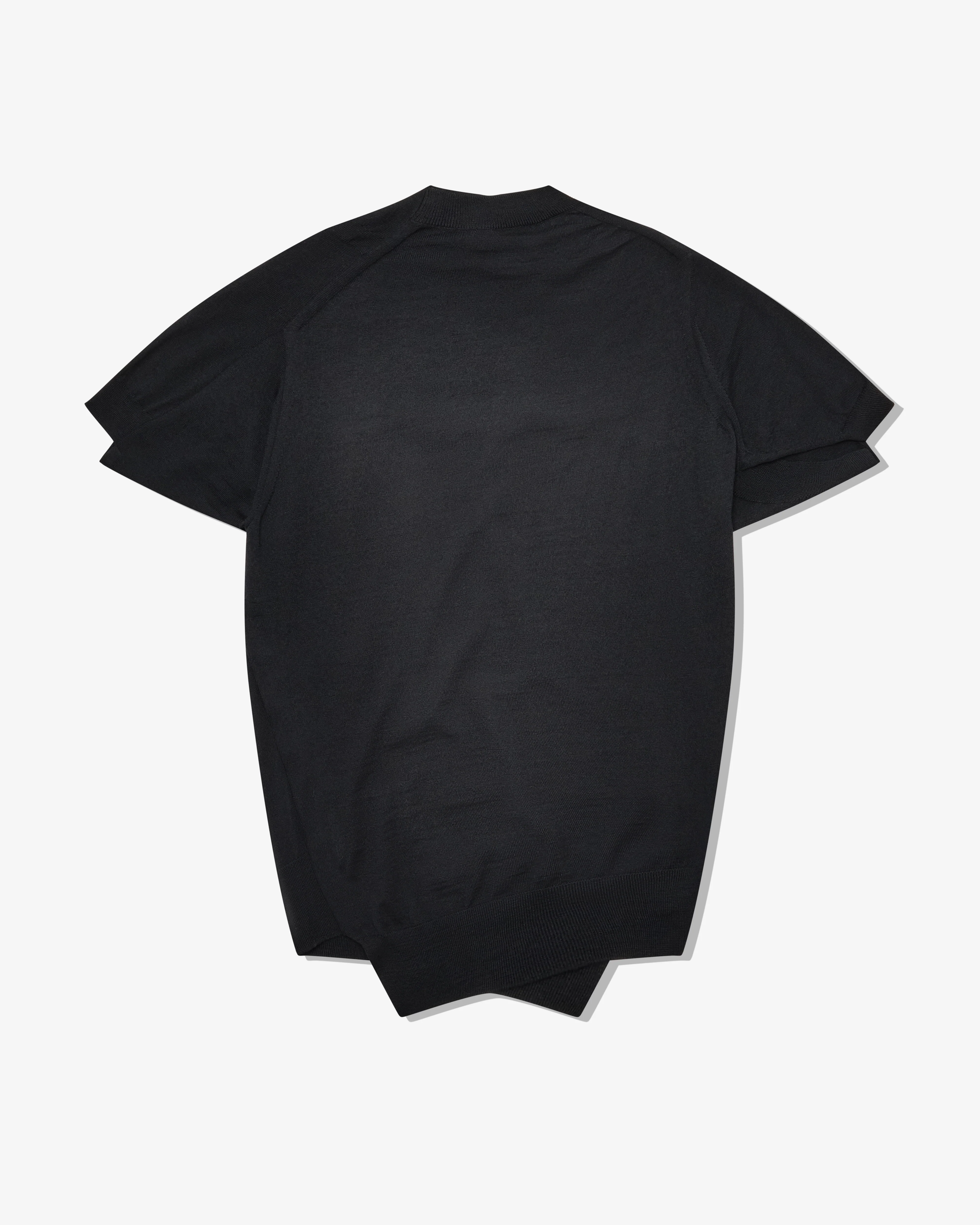 Junya Watanabe - Women's Asymmetric Knit Sweater - (Black) - Image 2