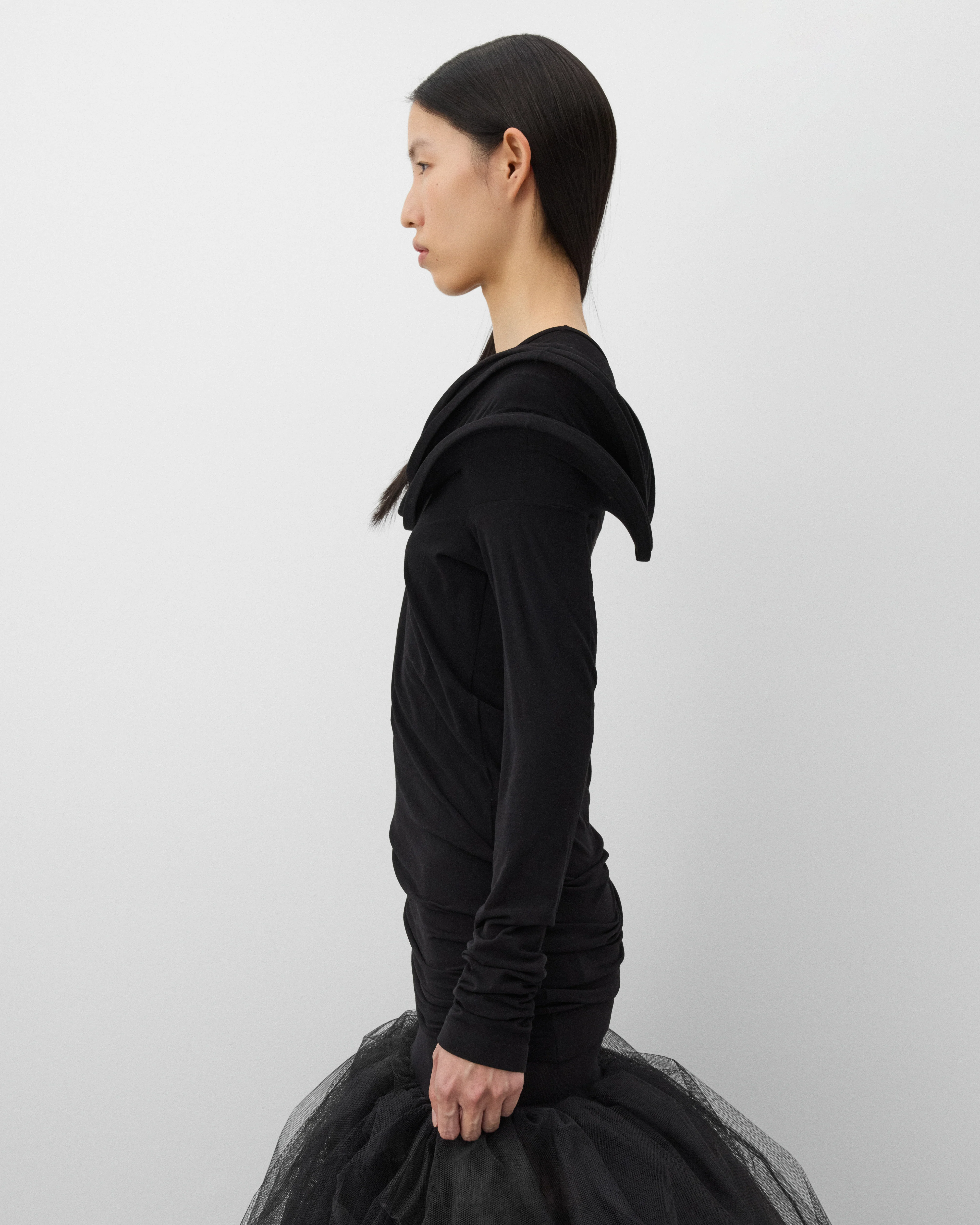 Junya Watanabe - Women's Disc Long Sleeve Top - (Black) - Image 4