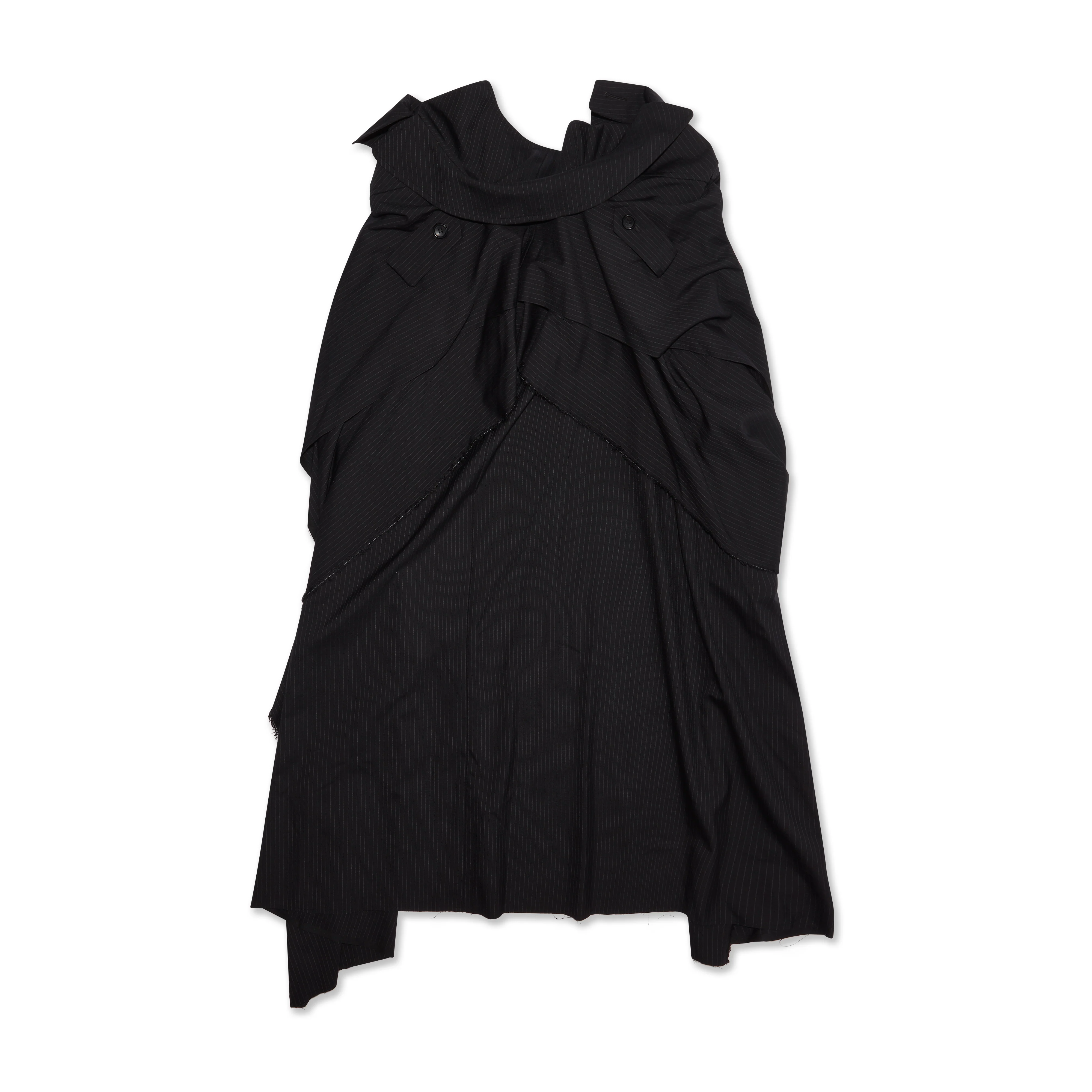 Junya Watanabe - Stripe Vest - (Black/Grey) - Image 2