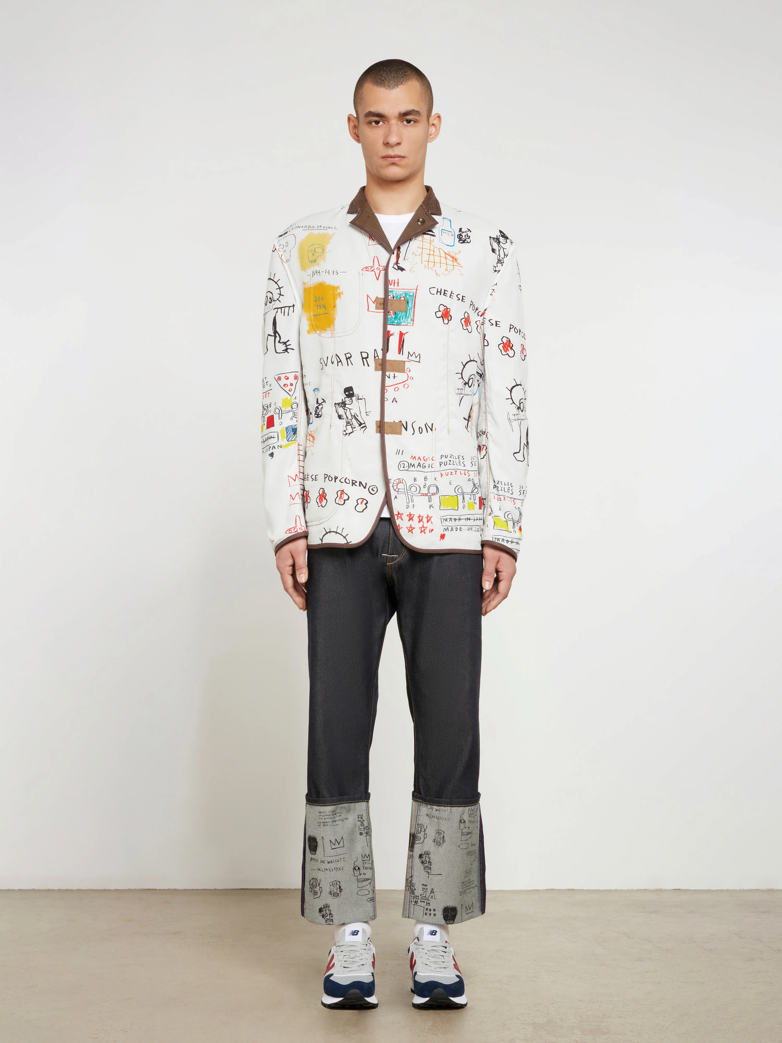 Junya Watanabe MAN - Levi’s x Jean-Michel Basquiat Selvedge Denim Jeans - (Indigo) - Image 5