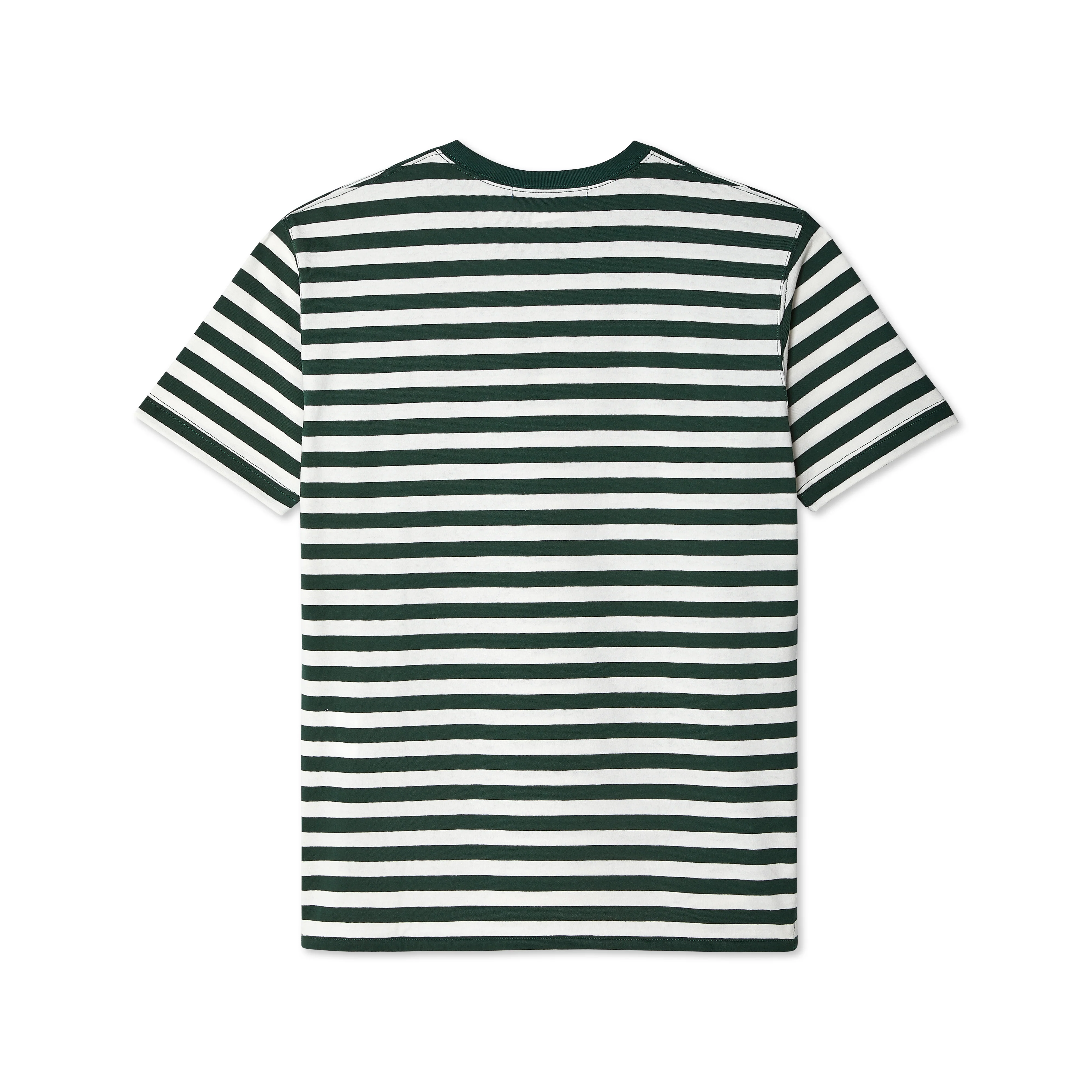 Junya Watanabe Man - Striped Tee - (Green/White) - Image 2