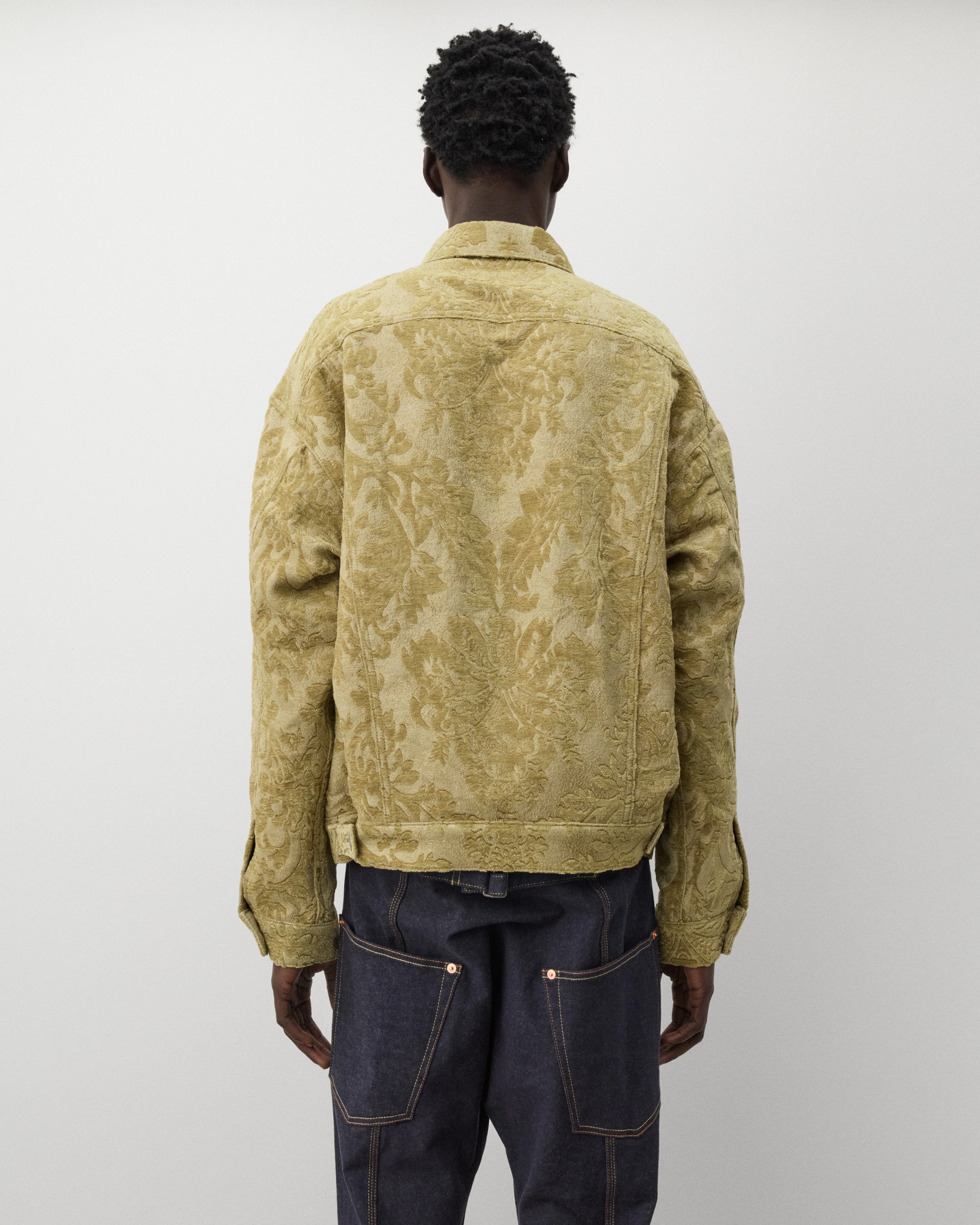 Junya Watanabe Man - Men's Levi's Jacquard Floral Jacket - (Beige) - Image 5