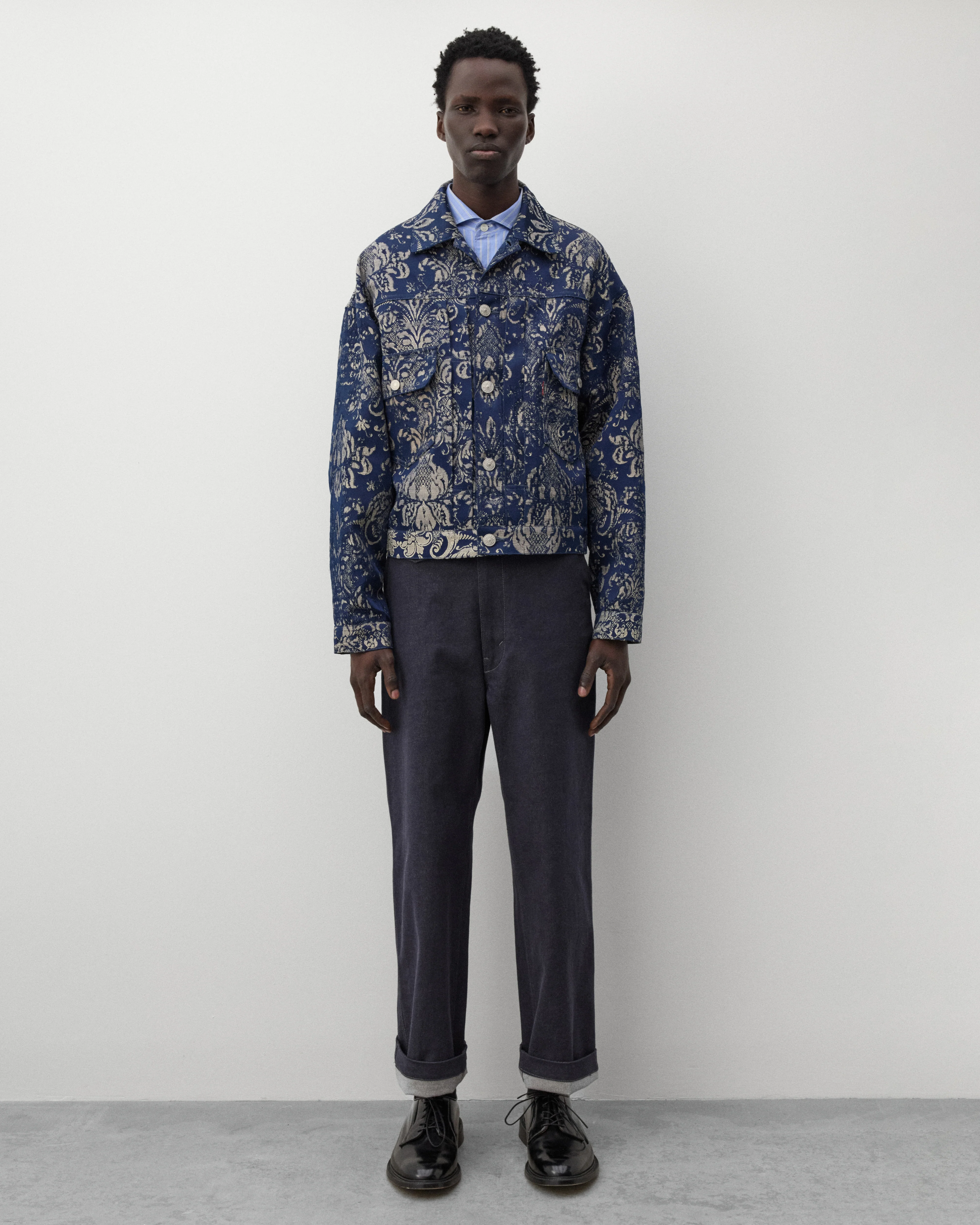 Junya Watanabe Man - Men's Denim Trousers - (Indigo) - Image 6