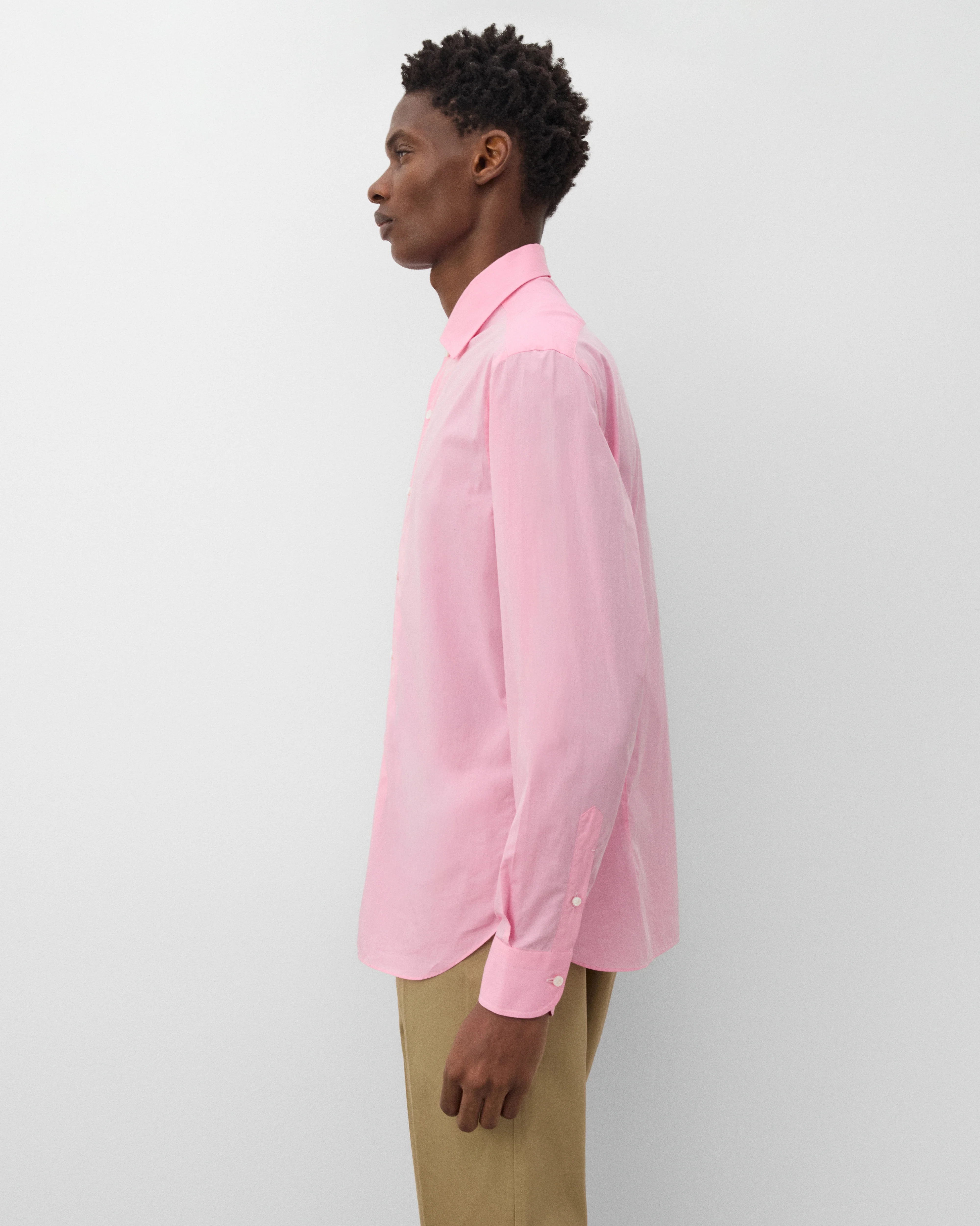 Junya Watanabe Man - Men's Maria Santangelo Oxford Shirt - (Pink) - Image 4