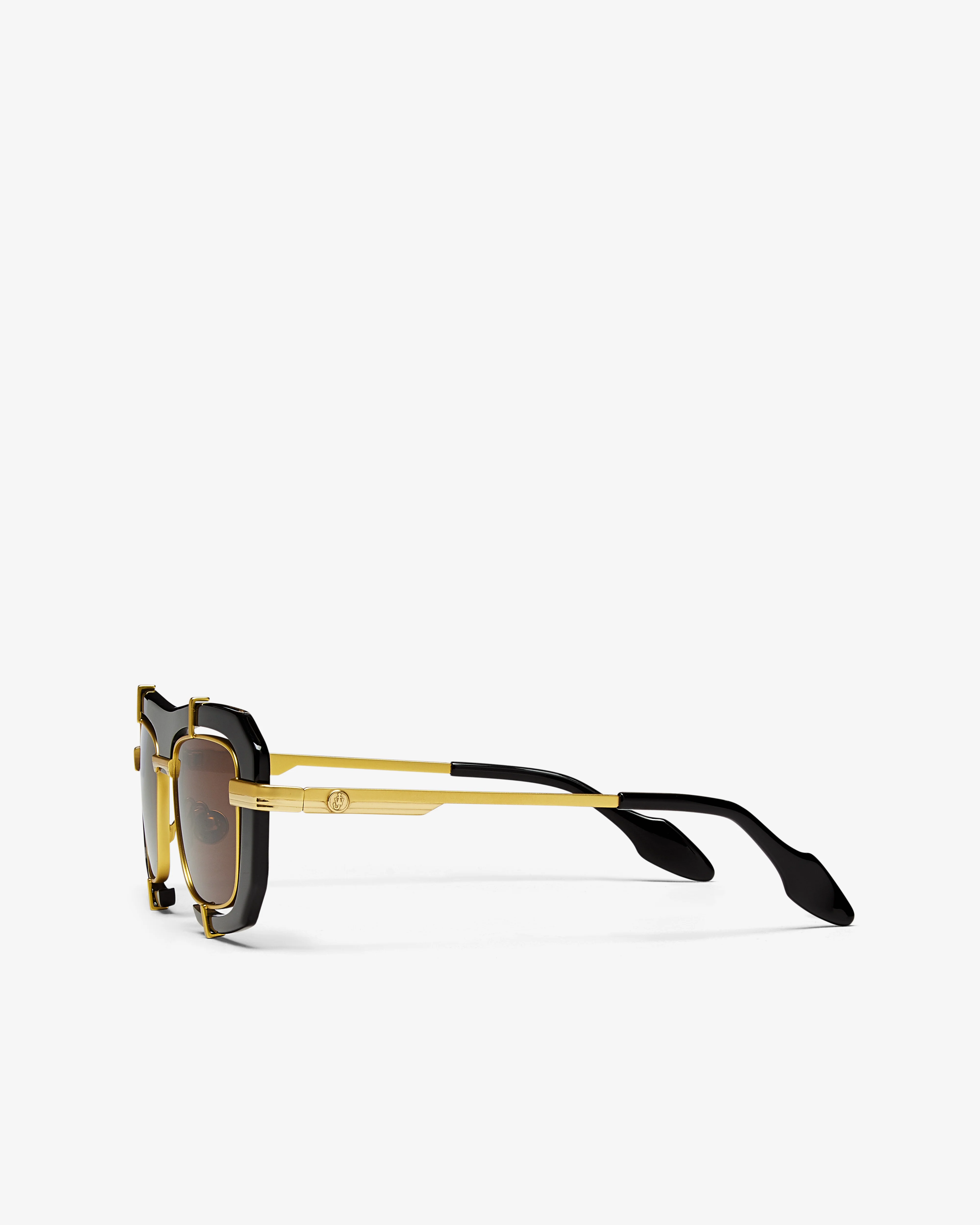 JW Anderson - Women's Geometric Sunglasses - (Black) - Image 3
