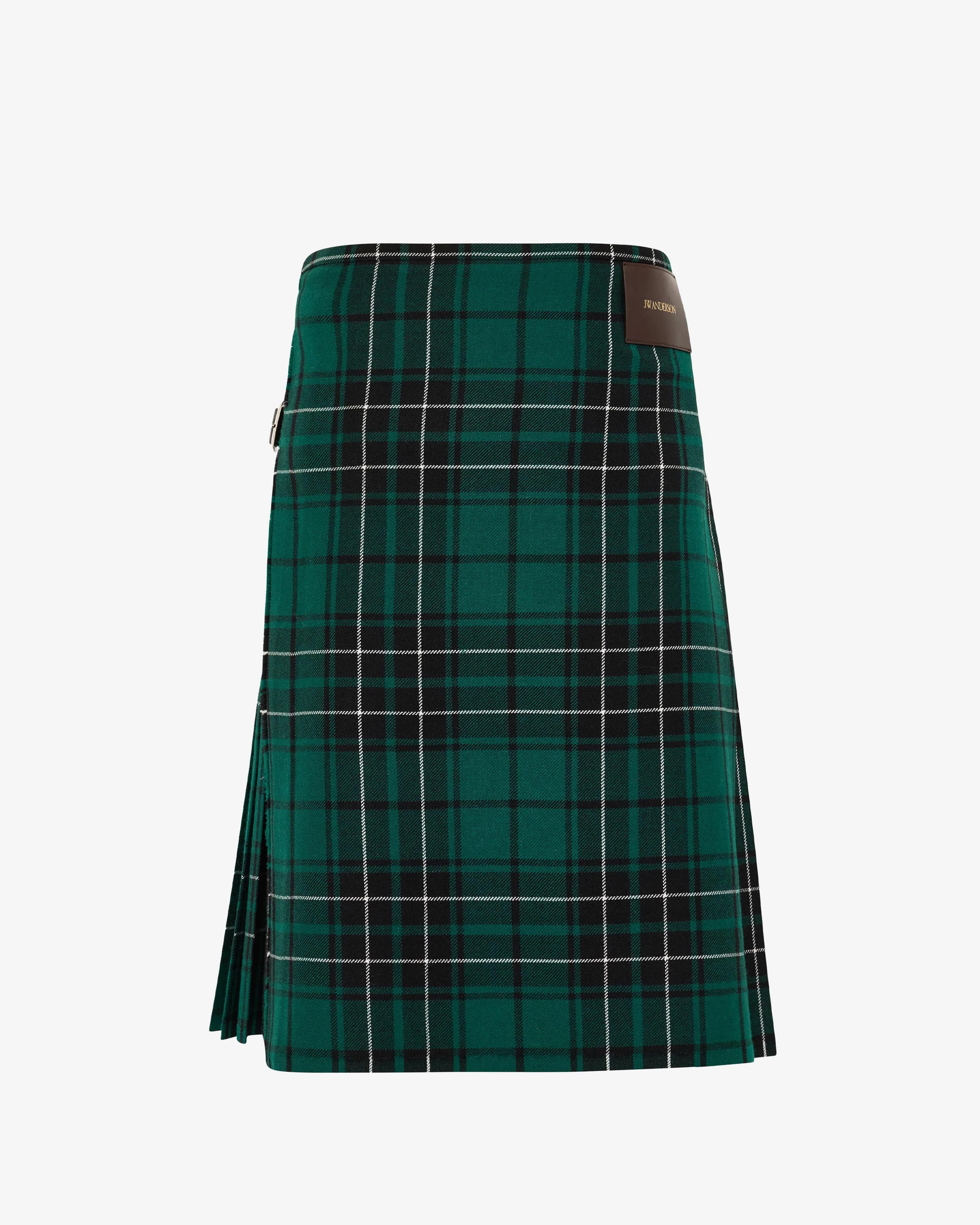 JW Anderson - Men's Kilt - (Forest Green) - Image 2