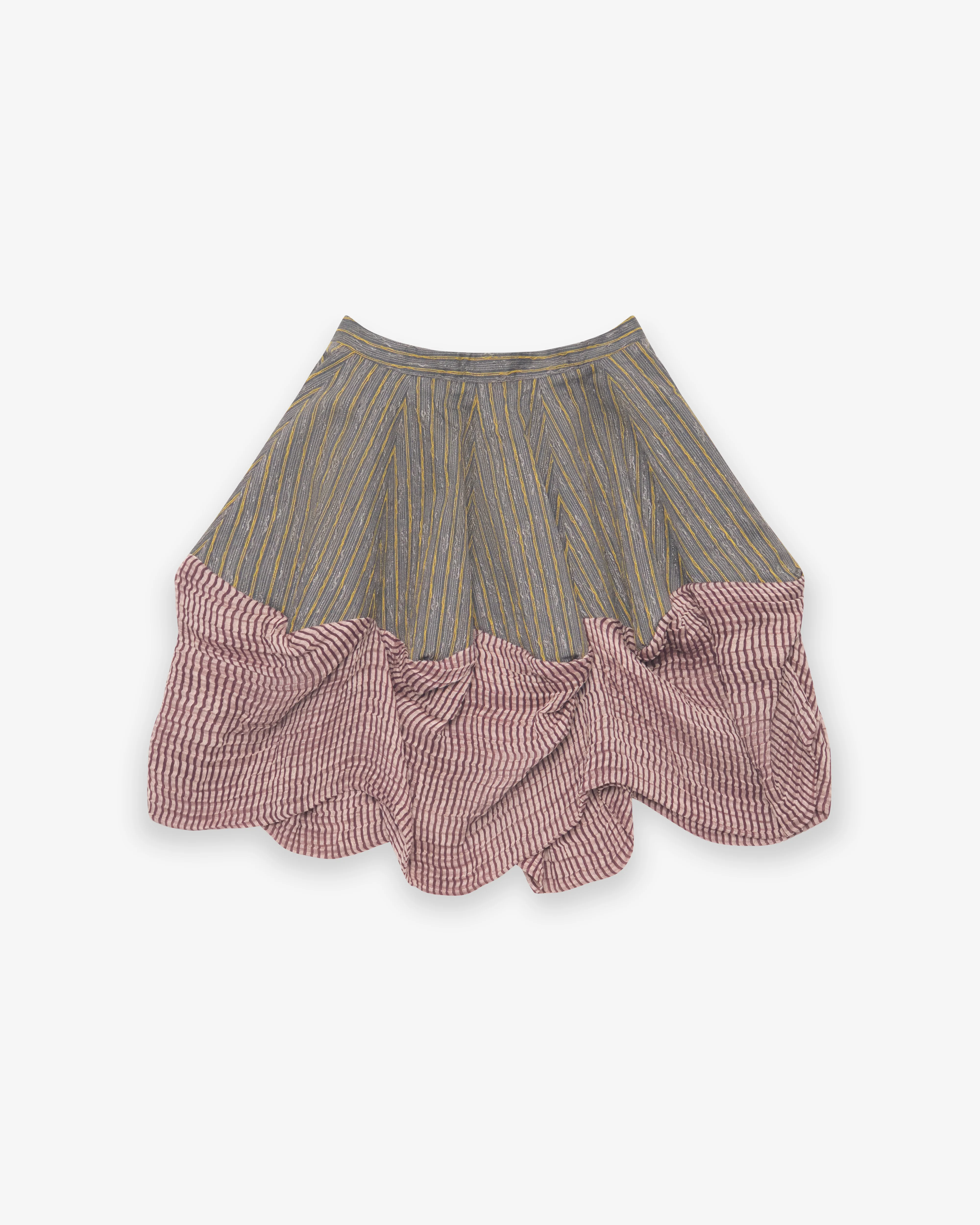 Kiko Kostadinov - Women's Evelyn Skirt - (Charcoal/Sunshine) - Image 2