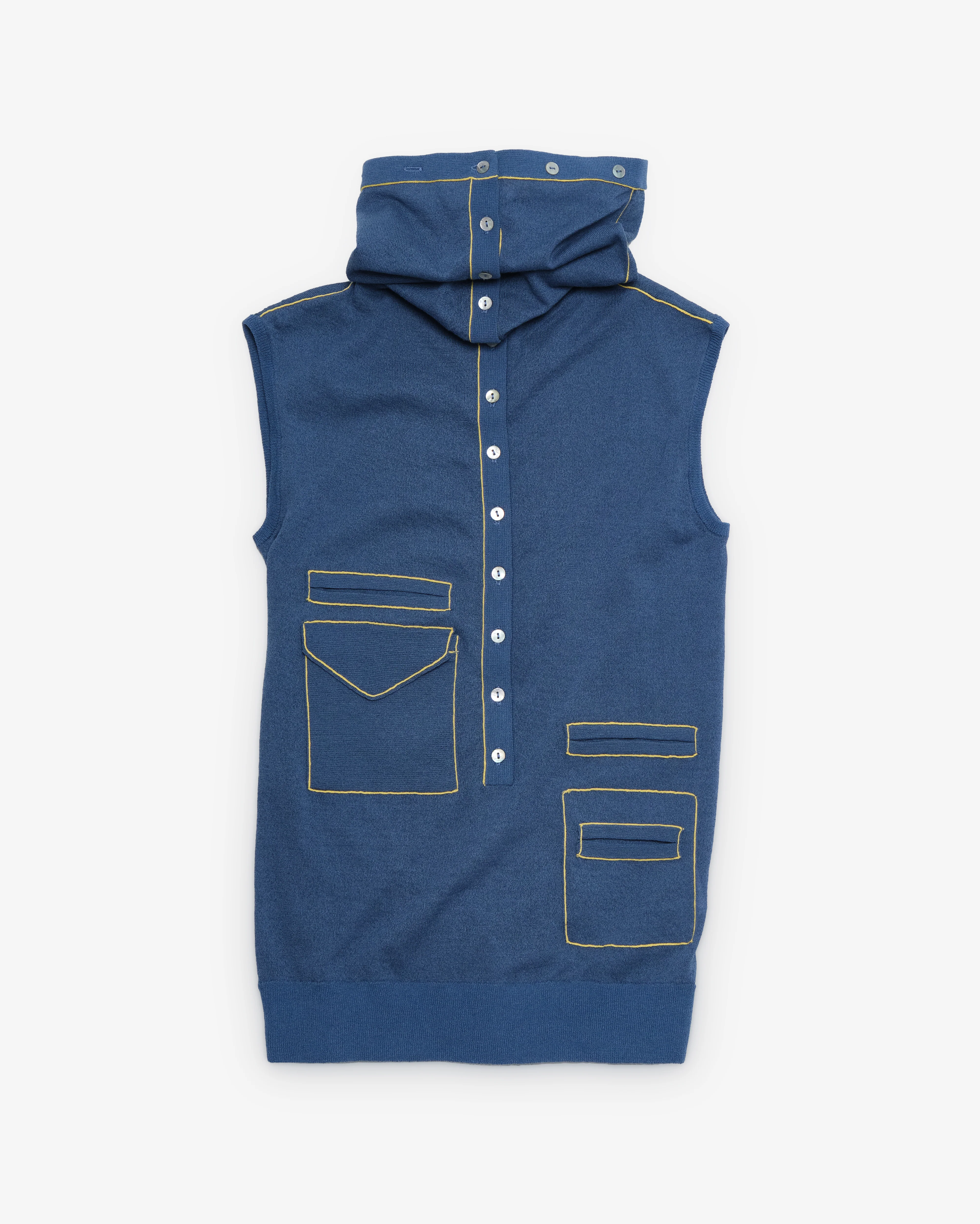 Kiko Kostadinov - Women's Kreiner Knit Rollneck - (Denim Blue)