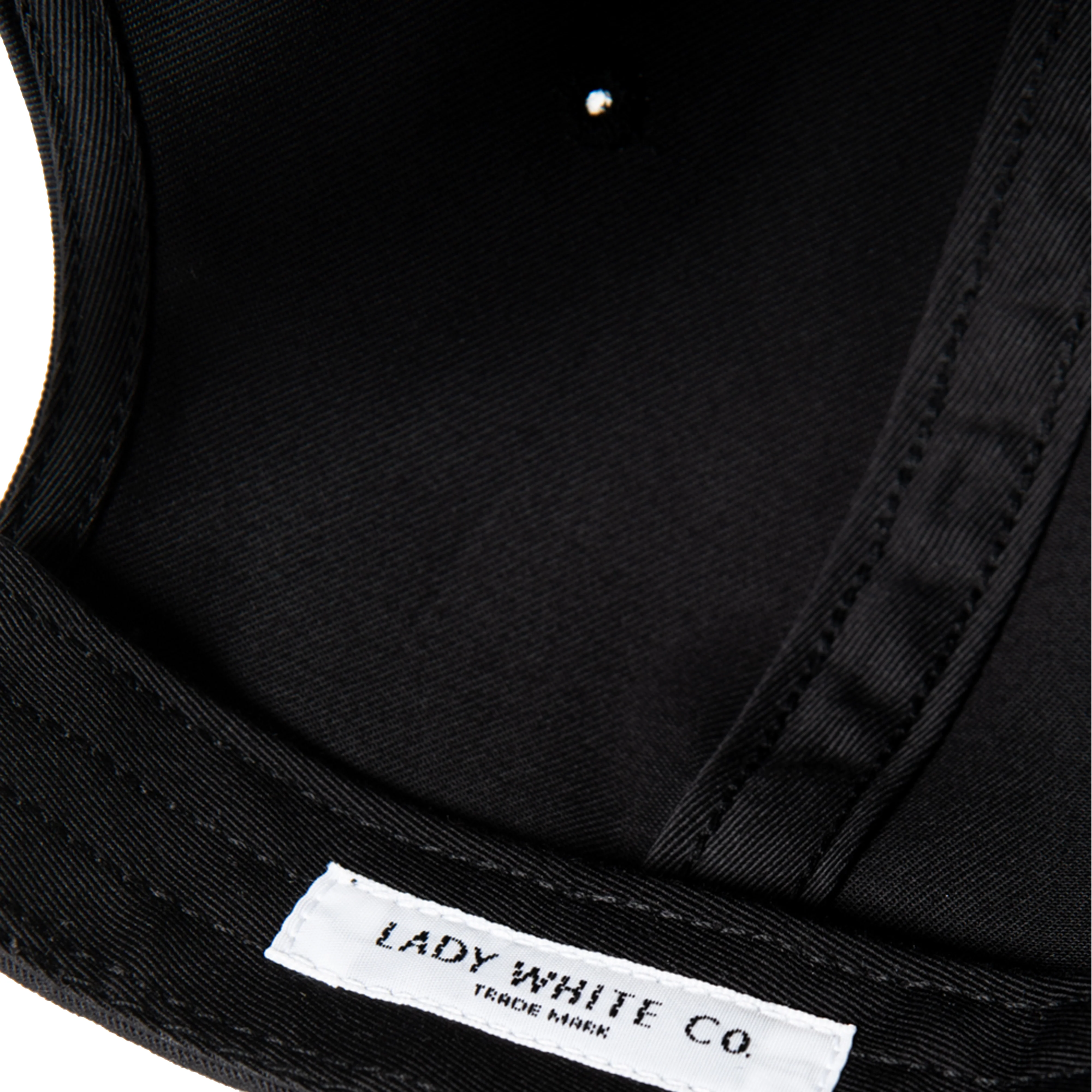 Lady White Co. - Cotton Twill Cap - (Black) - Image 3