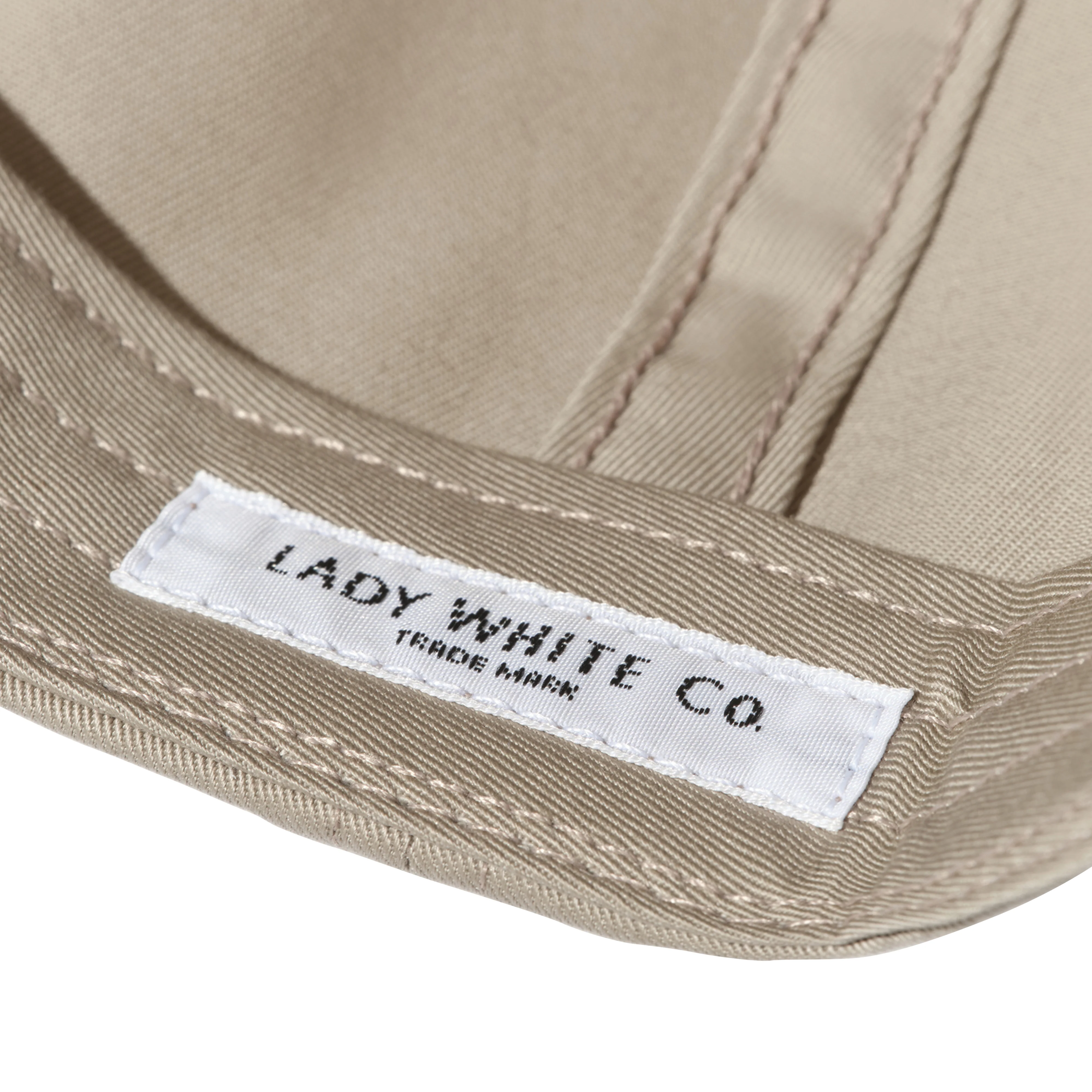 Lady White Co. - Men's Crinkle Cotton Twill Cap - (Natural) - Image 3