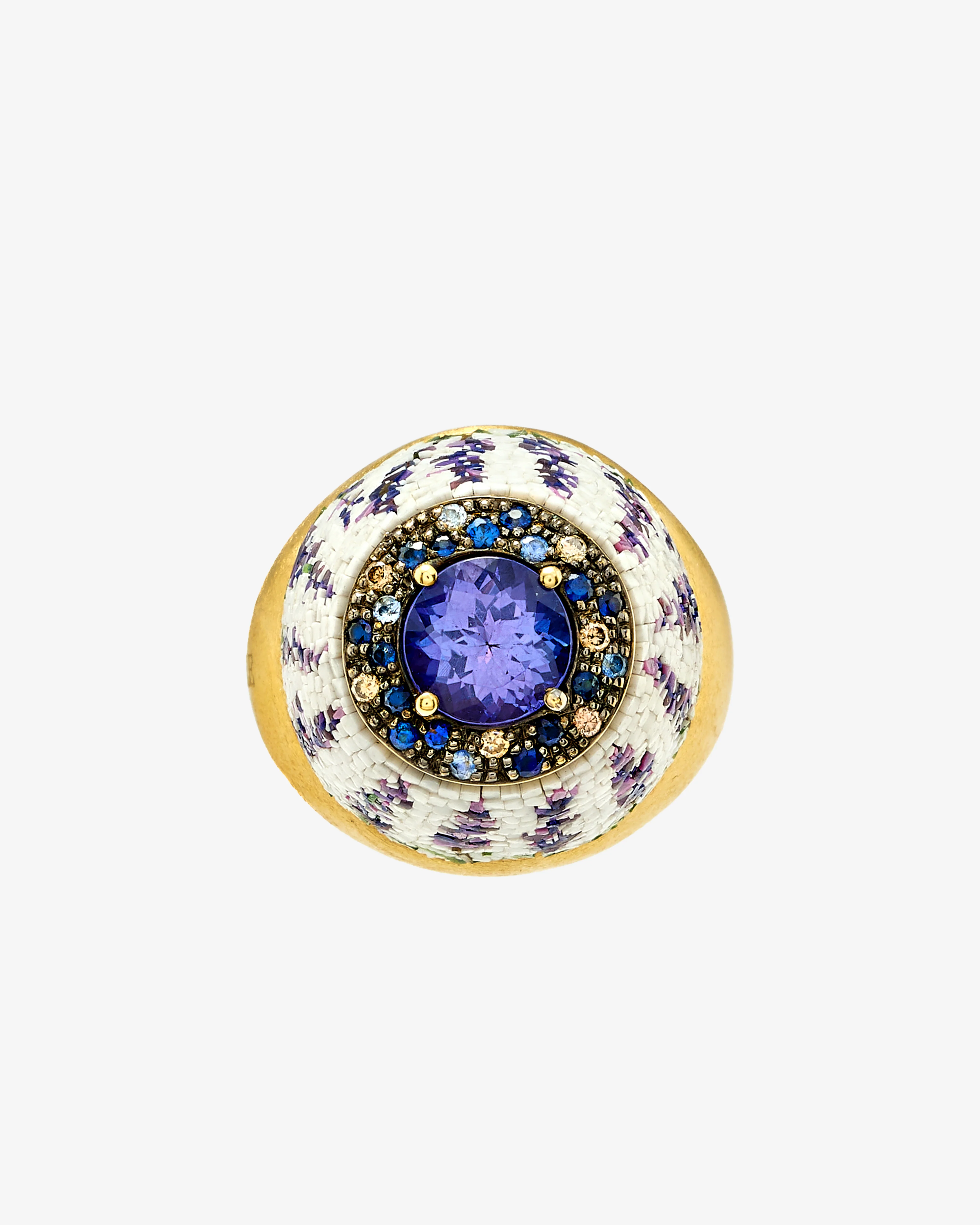 Le Sibille - Women's Lavender Ring - (Yellow Gold)