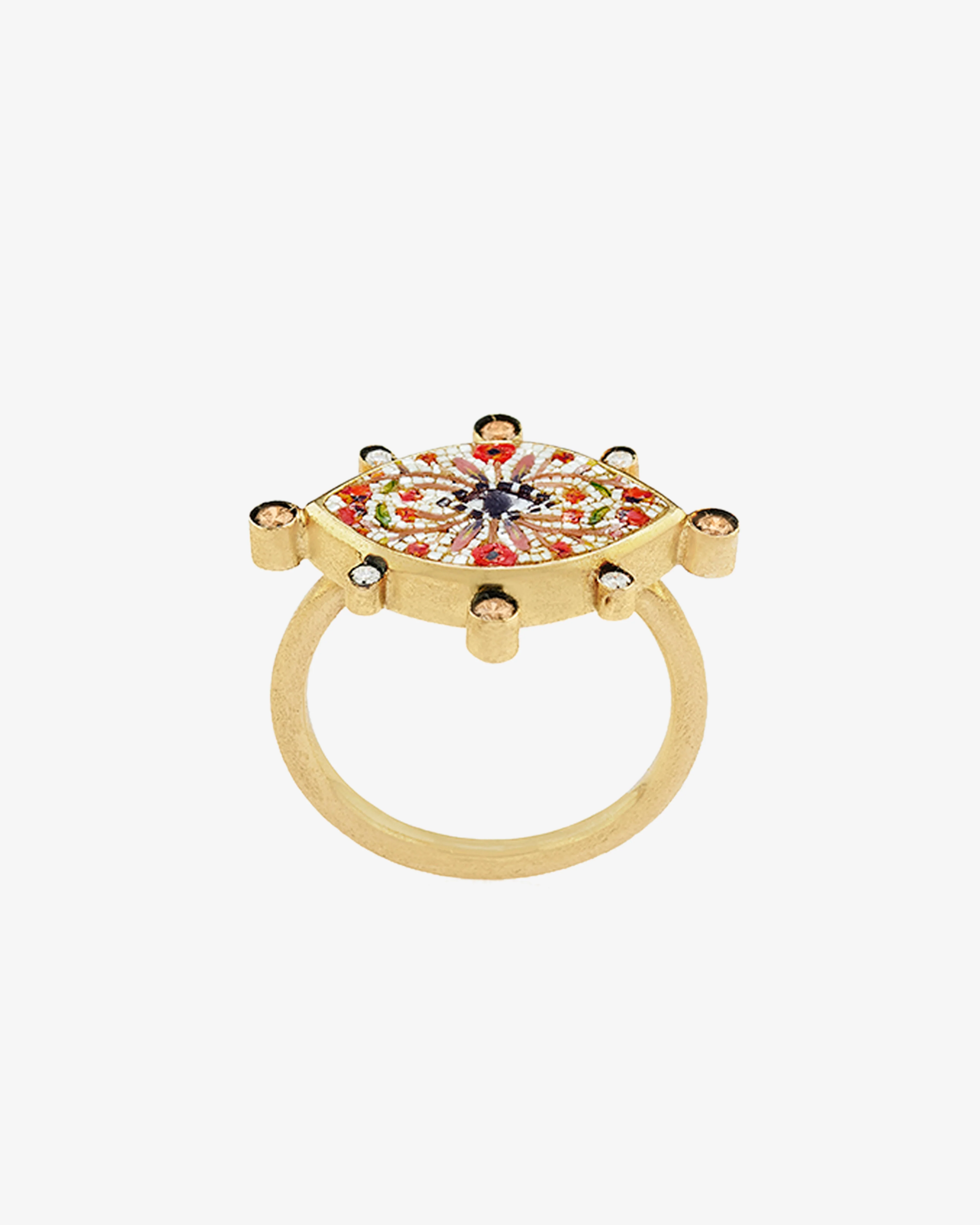 Le Sibille - Women's Lightray Ring - (Yellow Gold) - Image 2