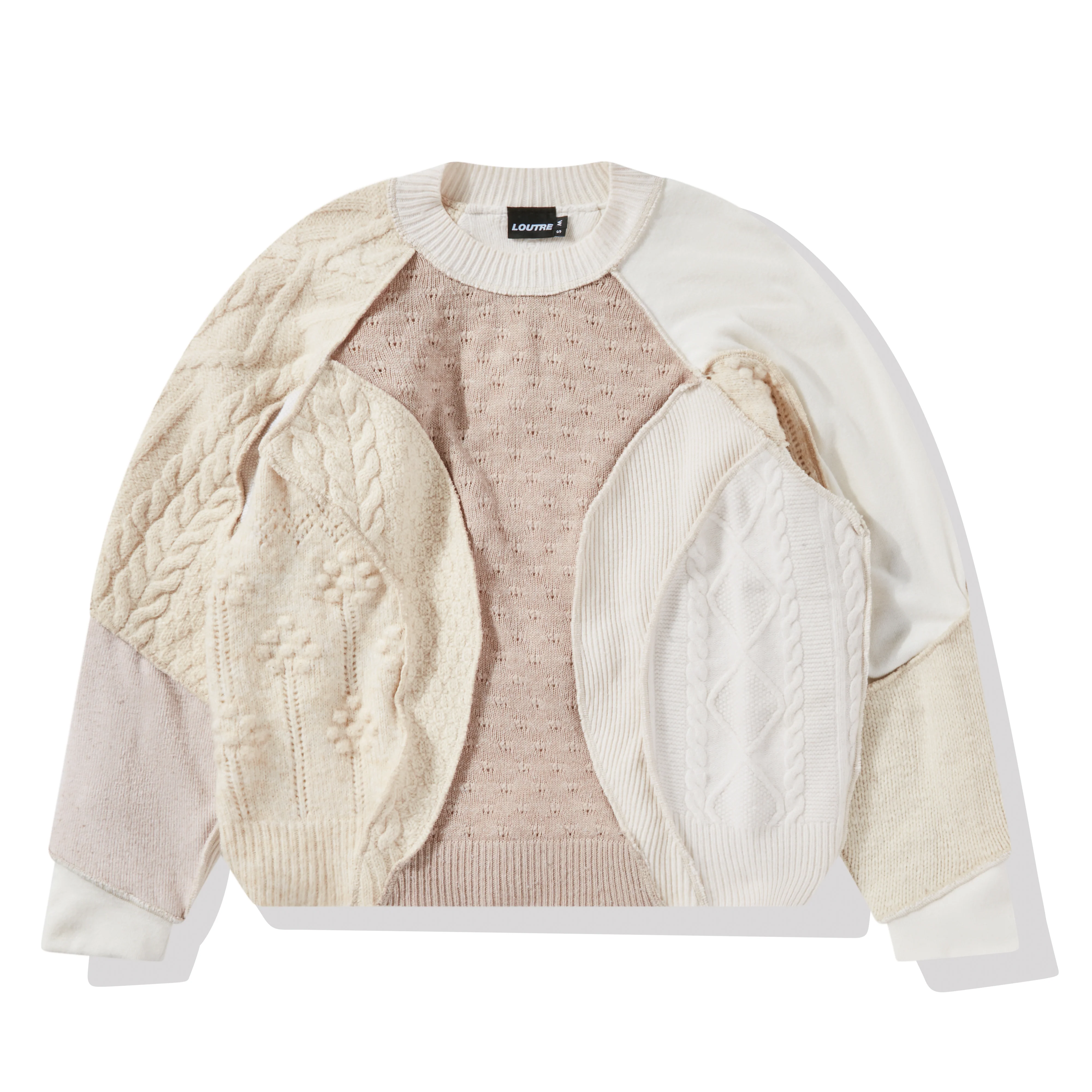 Loutre - Men's Knit Sweater - (Cream Mix)