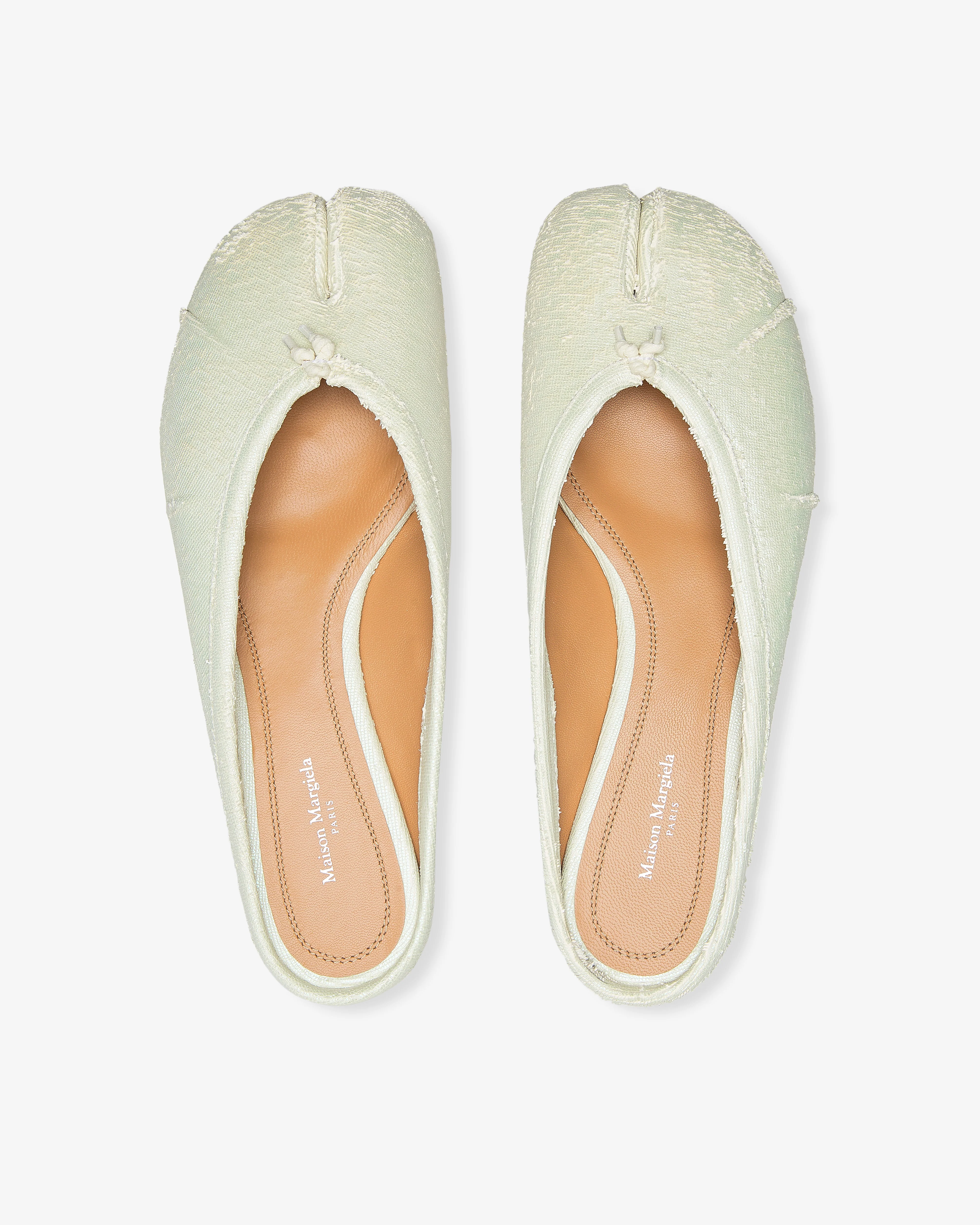 Maison Margiela - Women's Ballet Shoe - (White Pearl) - Image 2