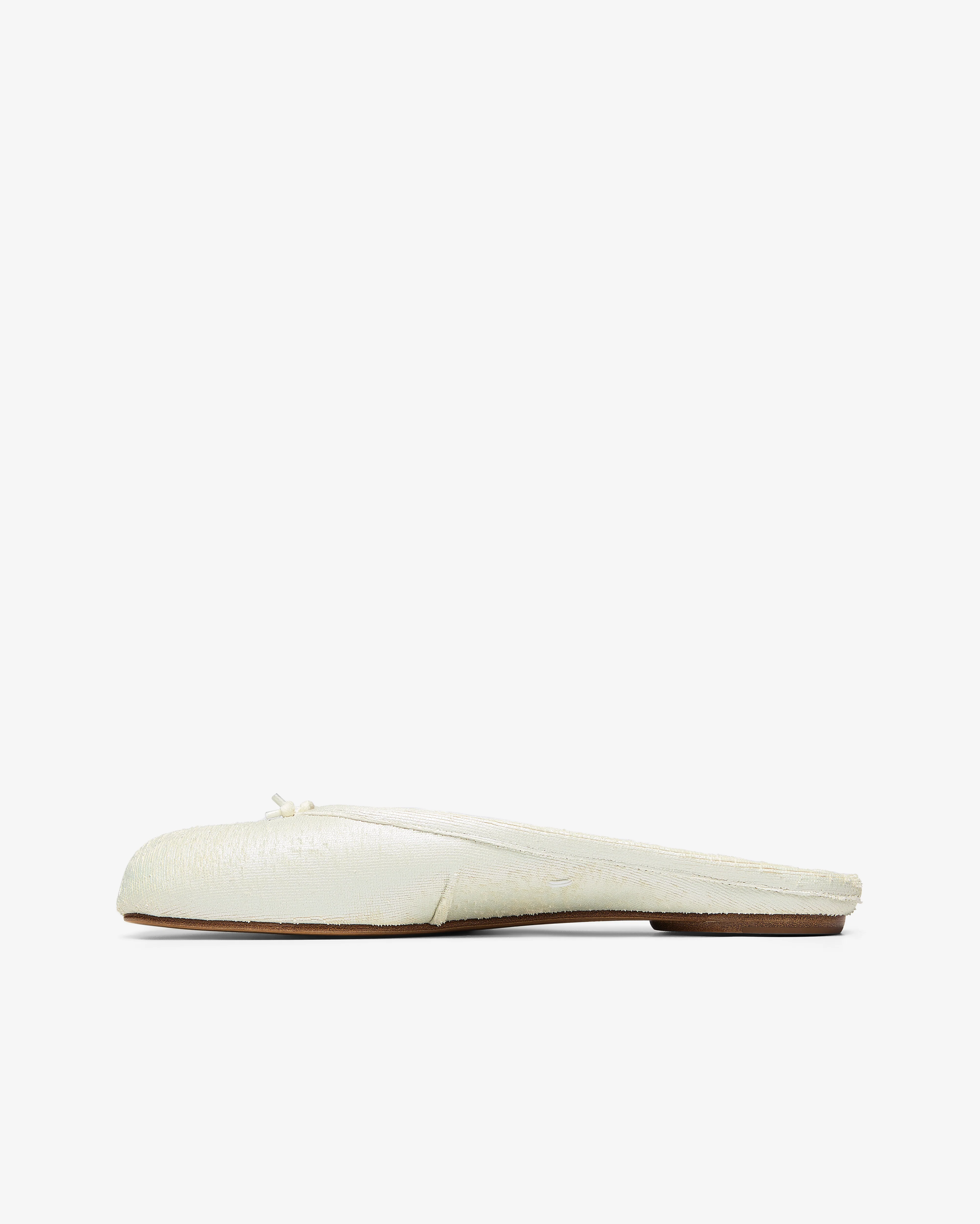 Maison Margiela - Women's Ballet Shoe - (White Pearl) - Image 6
