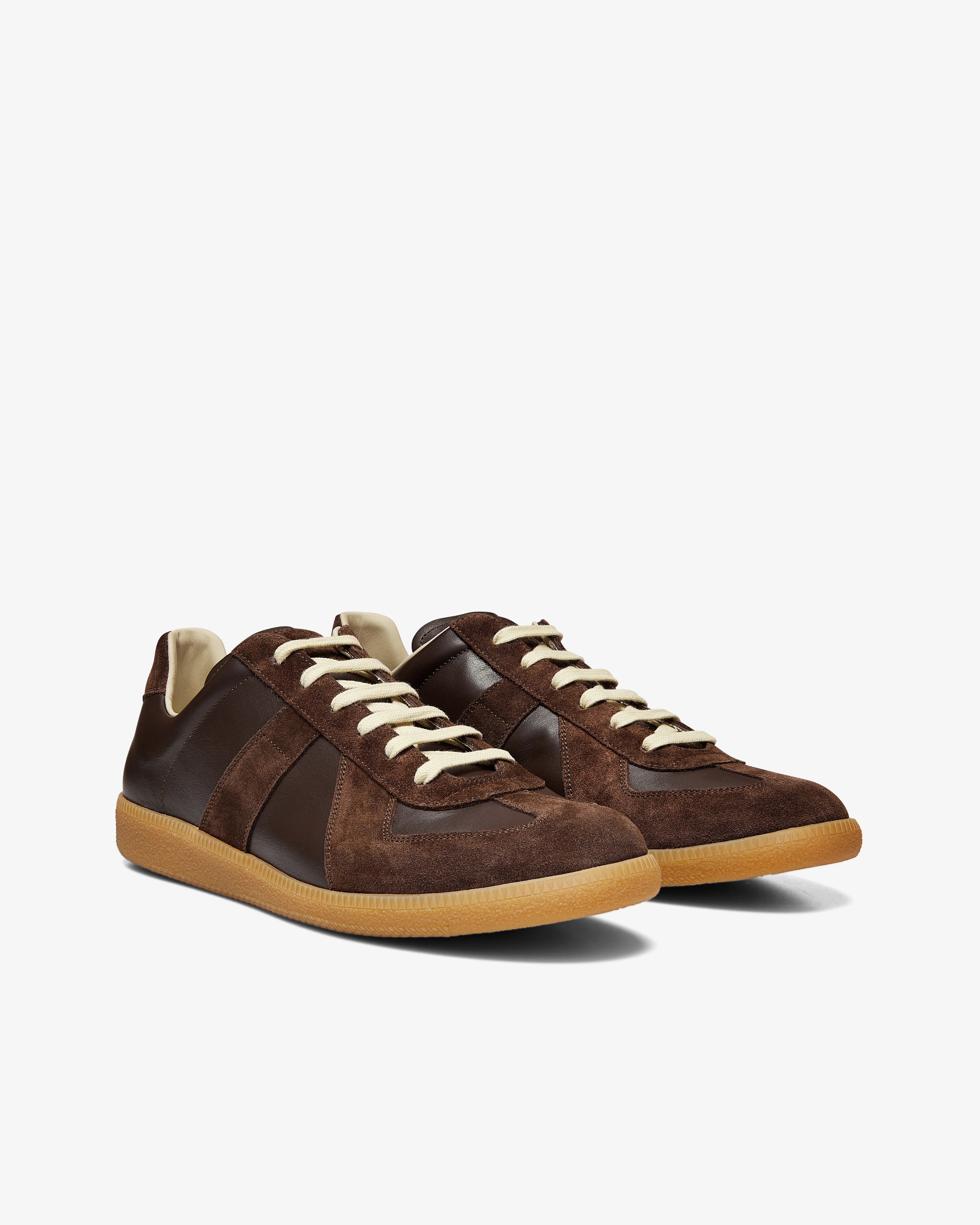 Maison Margiela - Men’s Replica Sneakers - (Dark Khaki) - Image 3