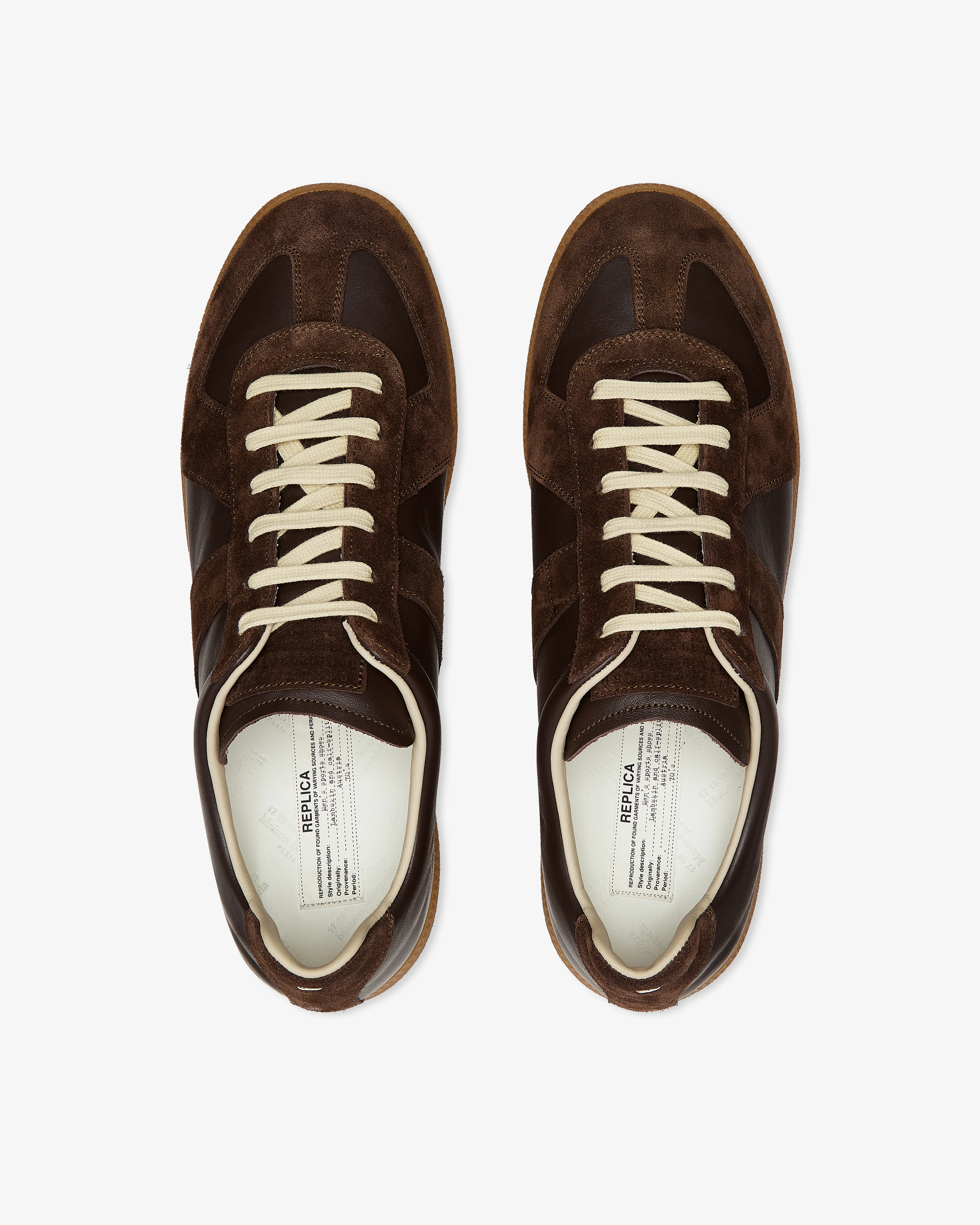 Maison Margiela - Men’s Replica Sneakers - (Dark Khaki) - Image 6