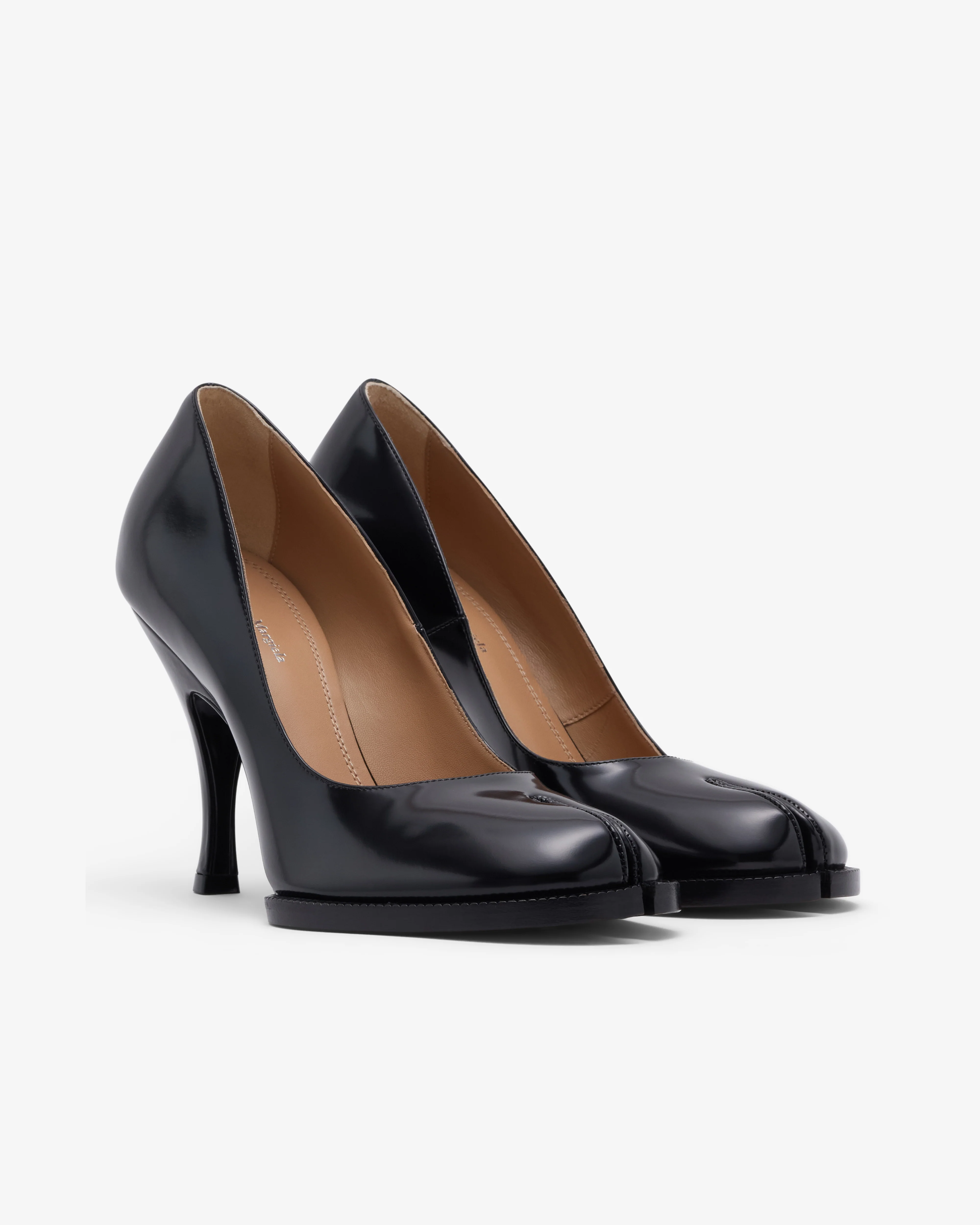 Maison Margiela - Women's Tabi Court Shoe - (Black) - Image 3