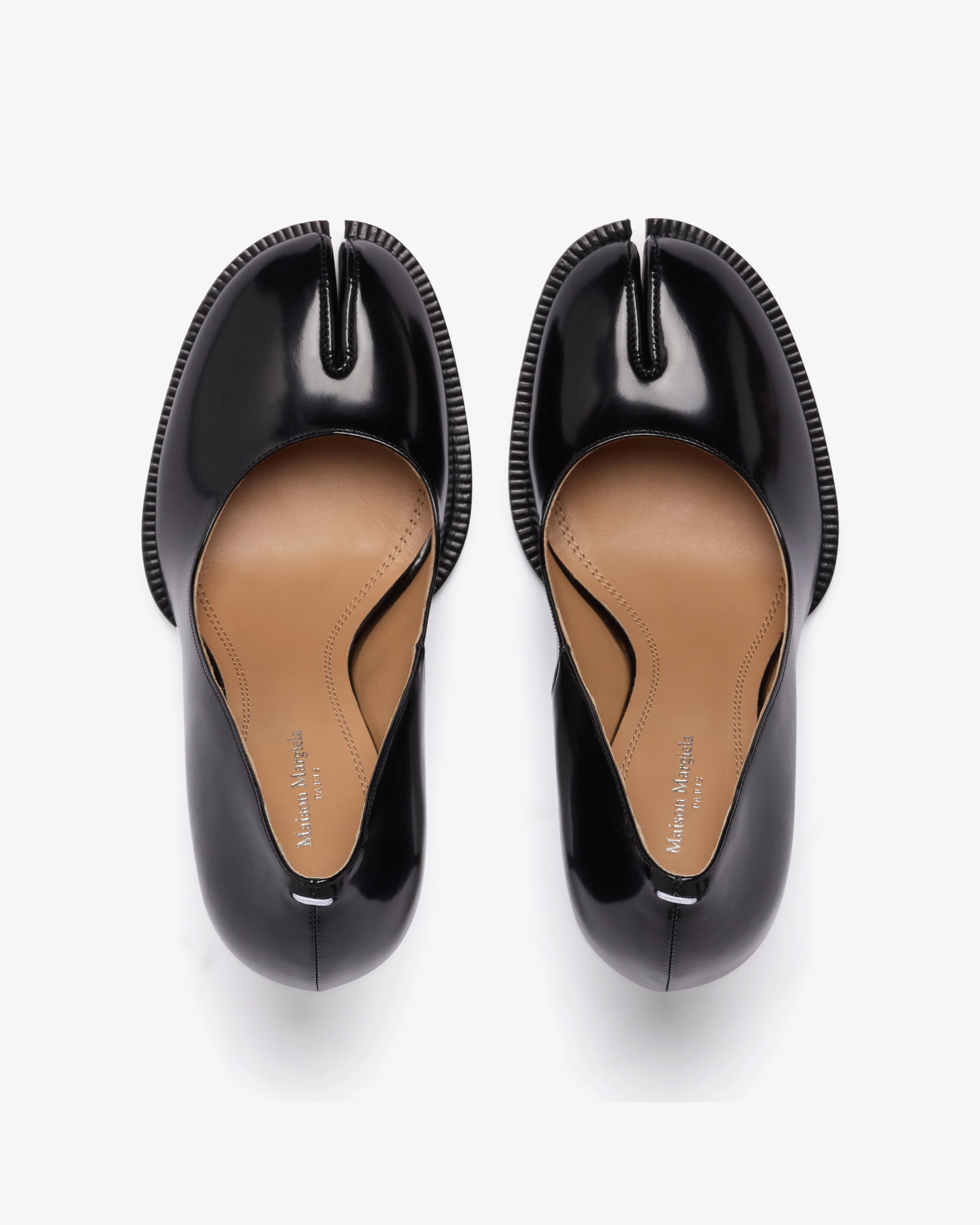 Maison Margiela - Women's Tabi Court Shoe - (Black) - Image 5