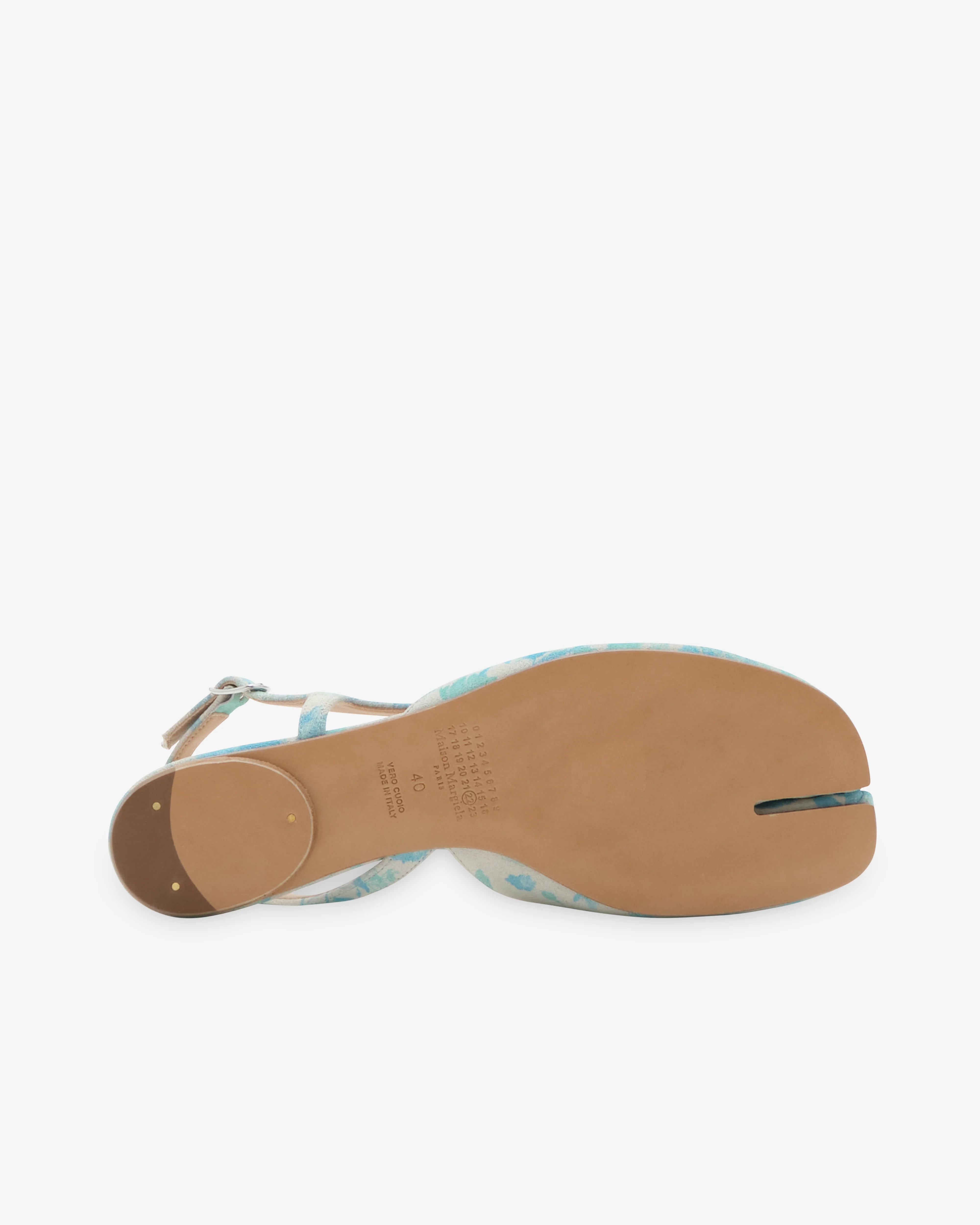 Maison Margiela - Women's Tabi Slingback Sandal - (White/Light Blue) - Image 3