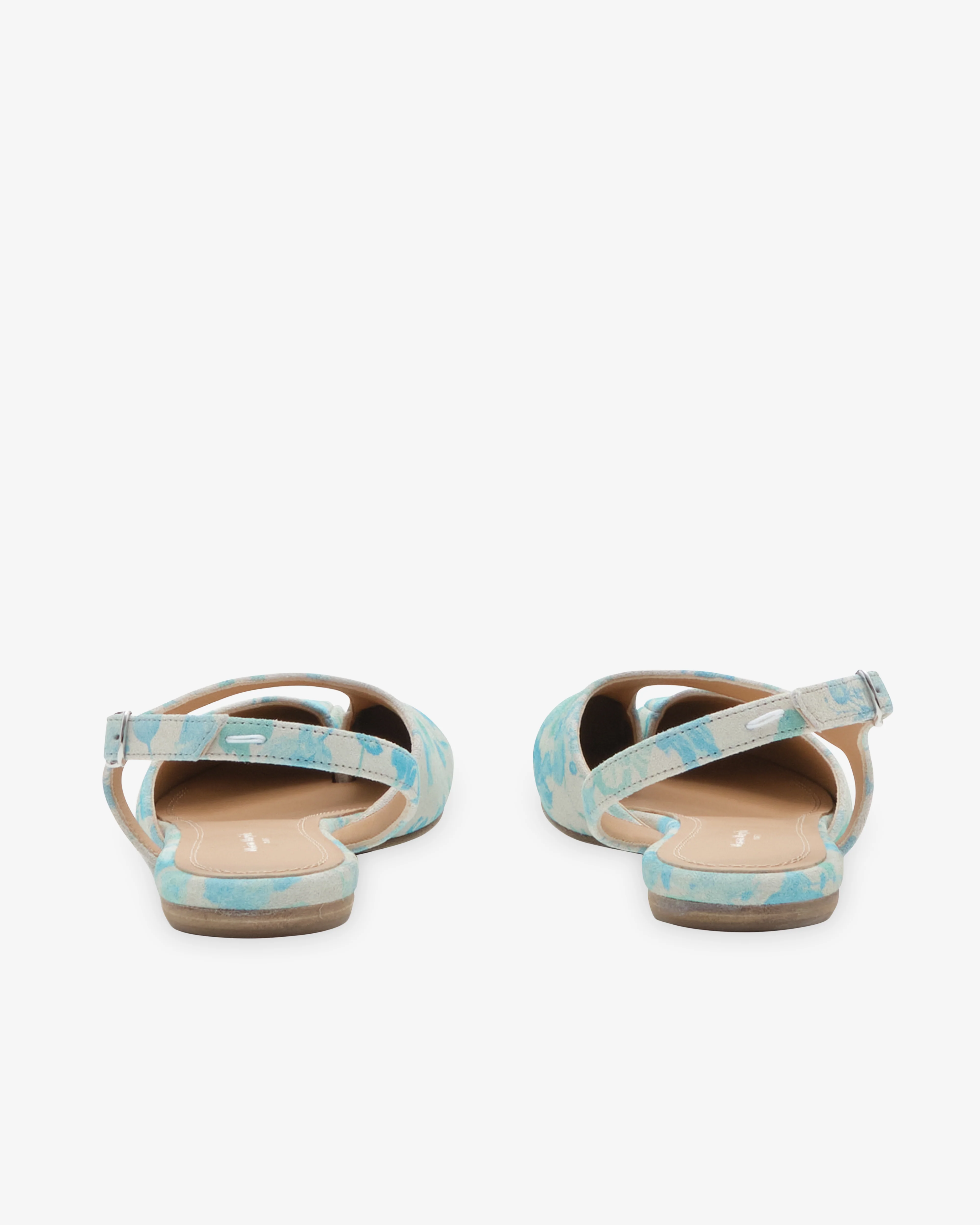 Maison Margiela - Women's Tabi Slingback Sandal - (White/Light Blue) - Image 4