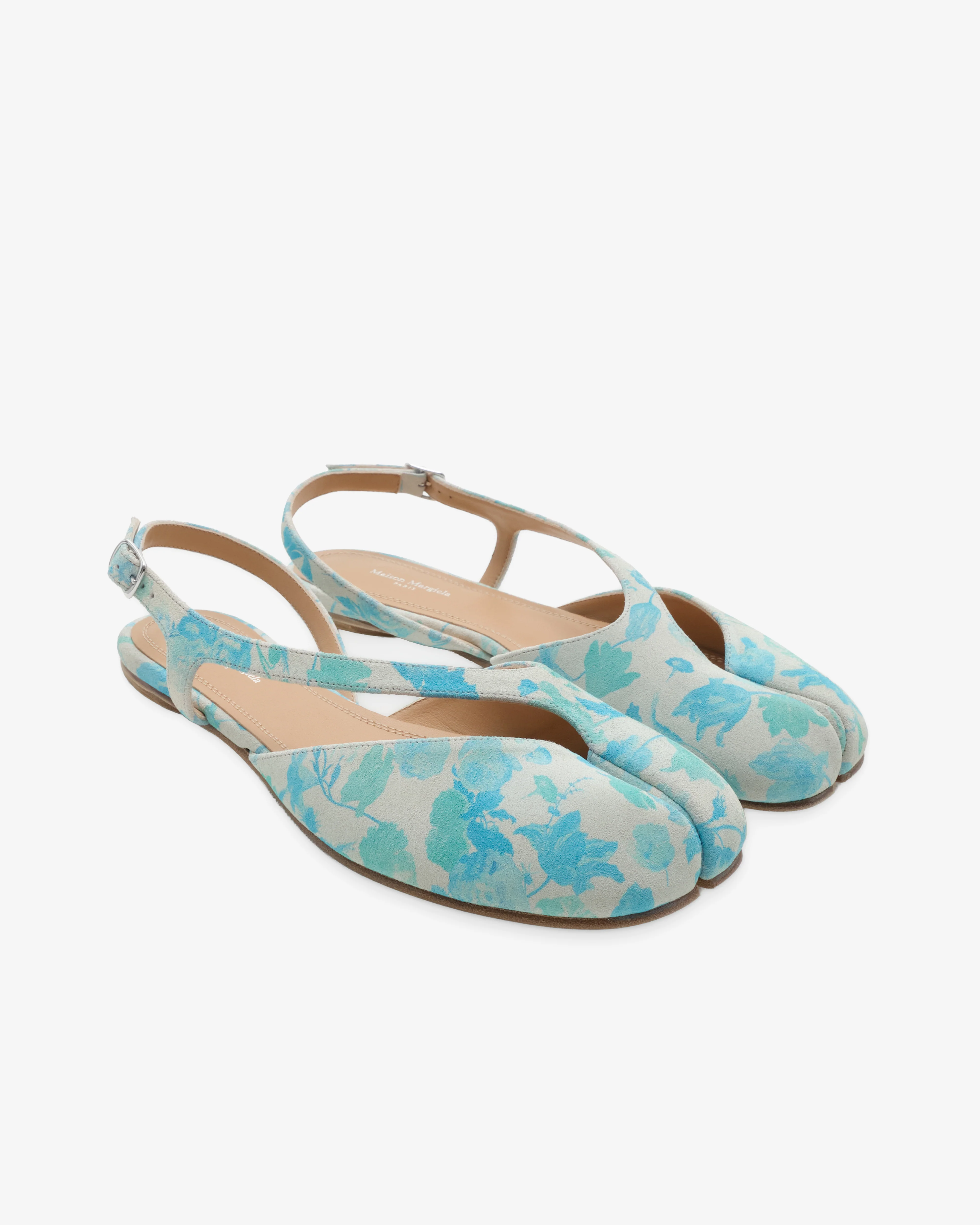 Maison Margiela - Women's Tabi Slingback Sandal - (White/Light Blue) - Image 5
