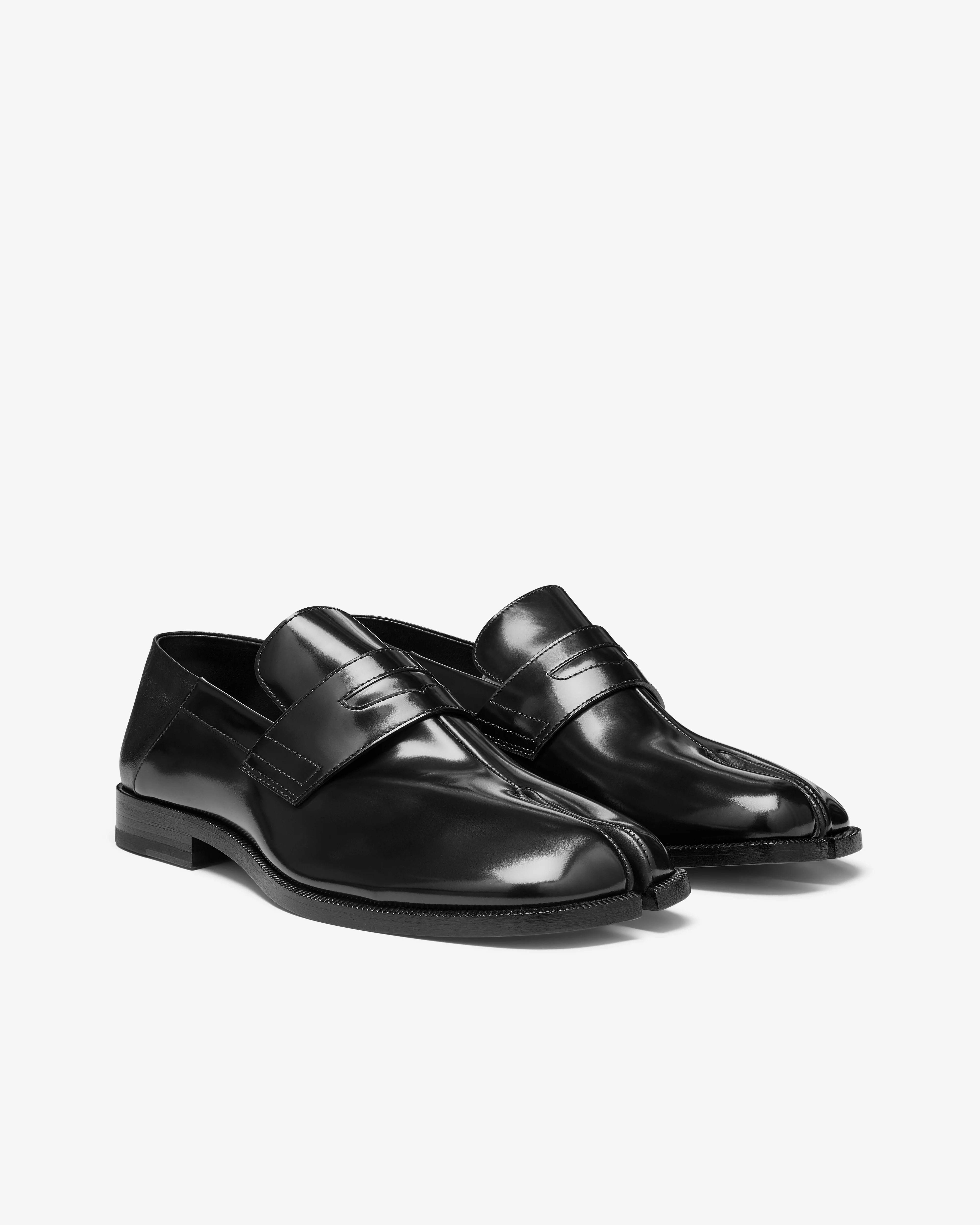 Maison Margiela - Men’s Tabi Moccasin - (Black) - Image 4