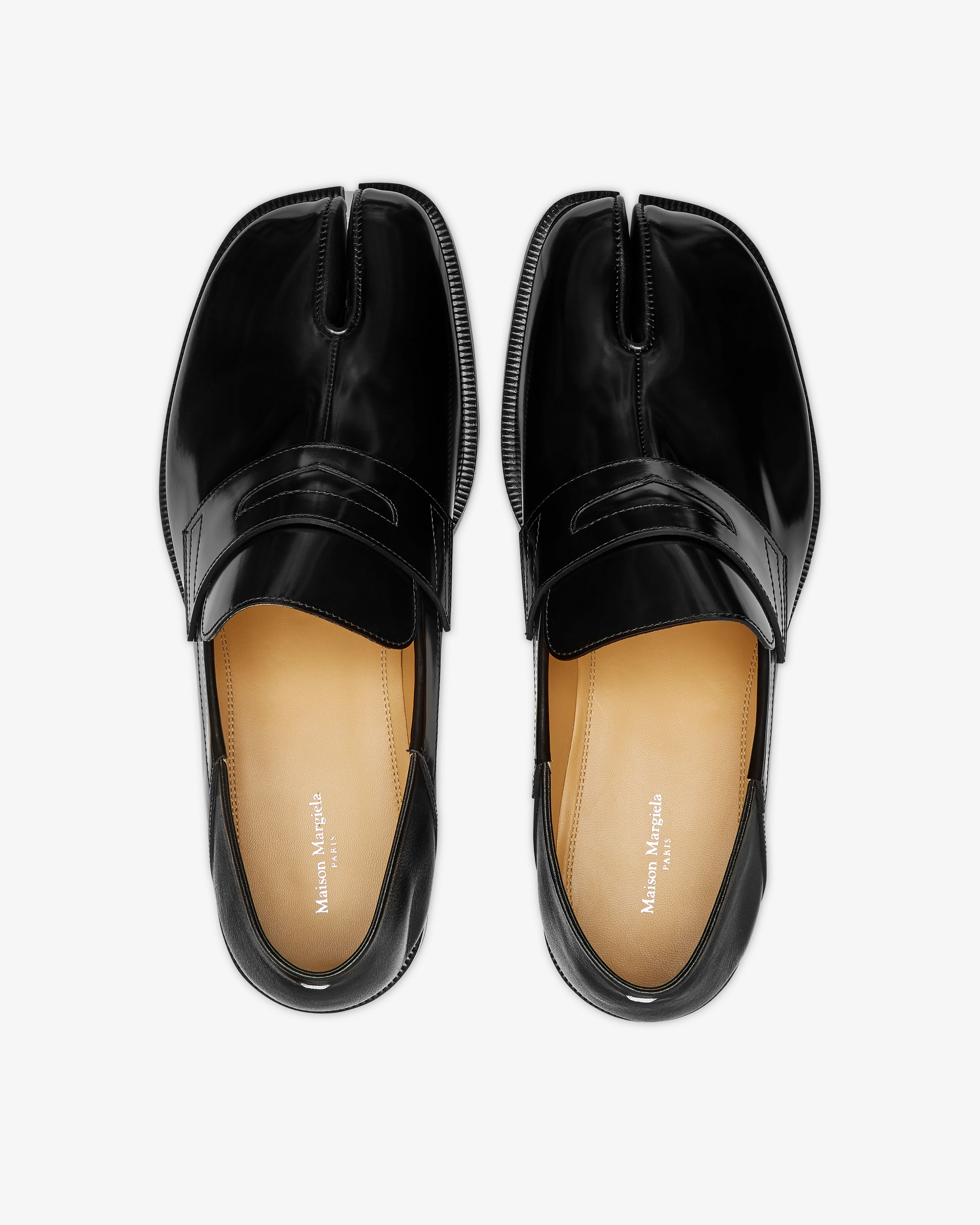 Maison Margiela - Men’s Tabi Moccasin - (Black) - Image 6