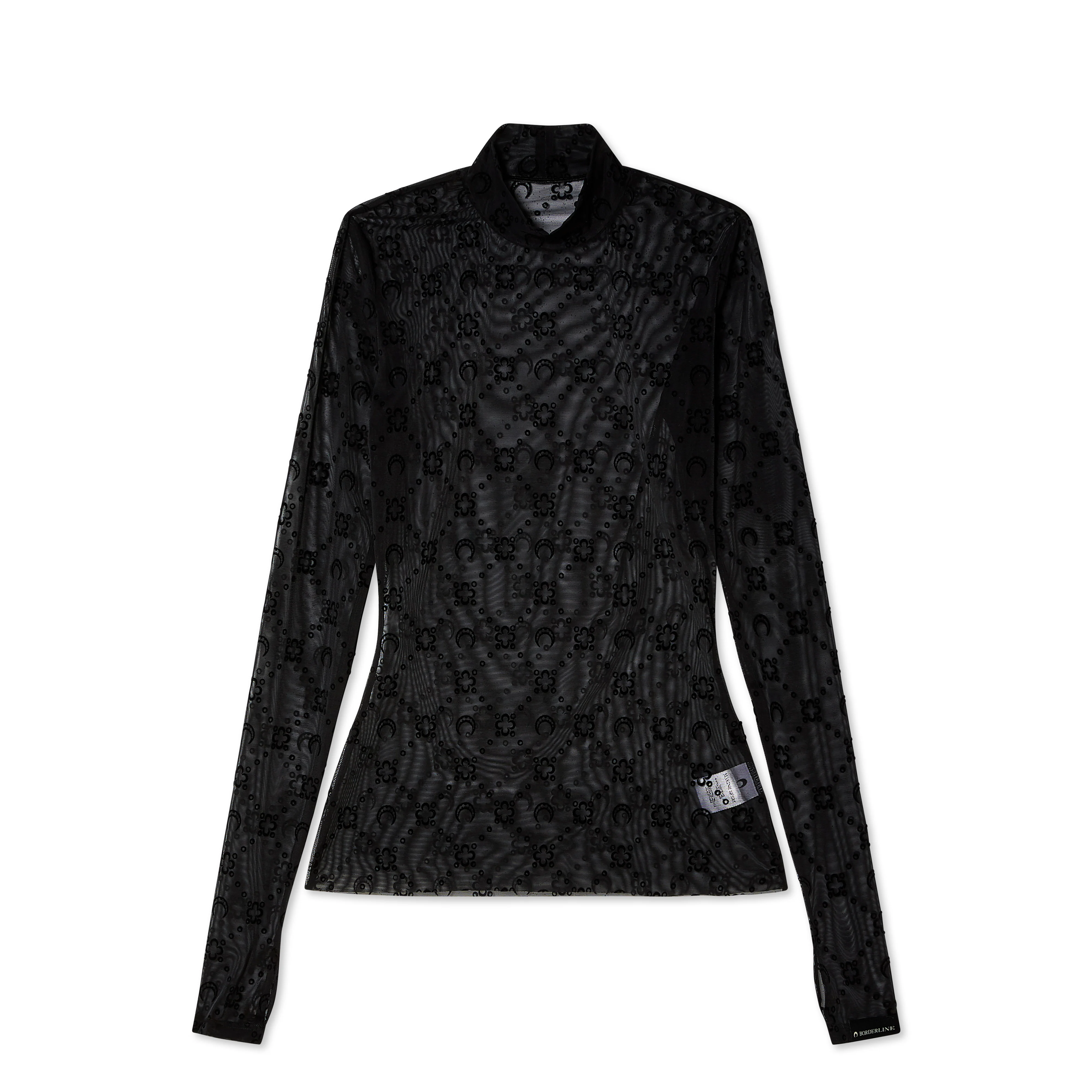Marine Serre - Women's Moonogram Mesh Second Skin Top - (Black)