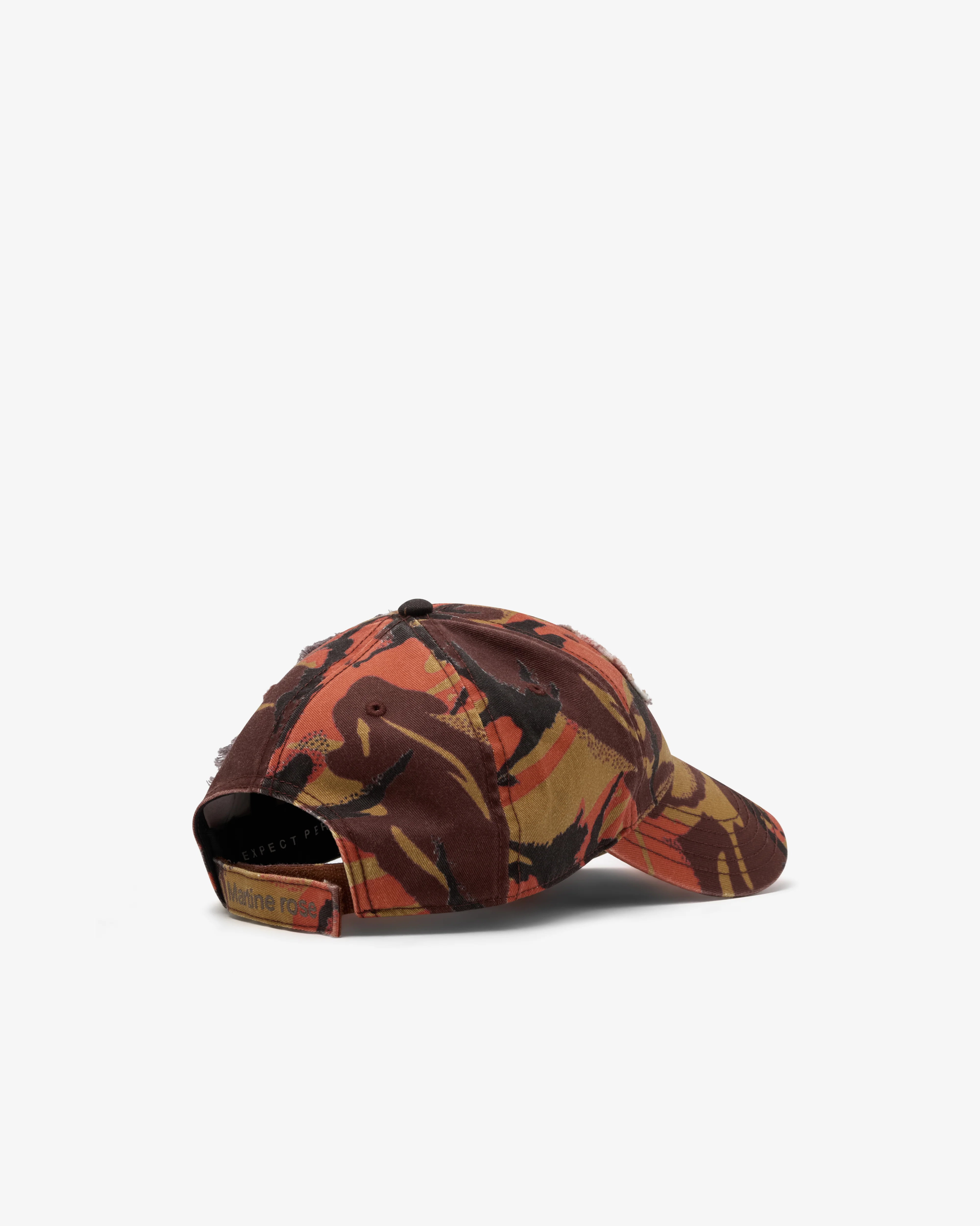 Martine Rose - Men's Collage Cap - (Orange/Grey) - Image 3