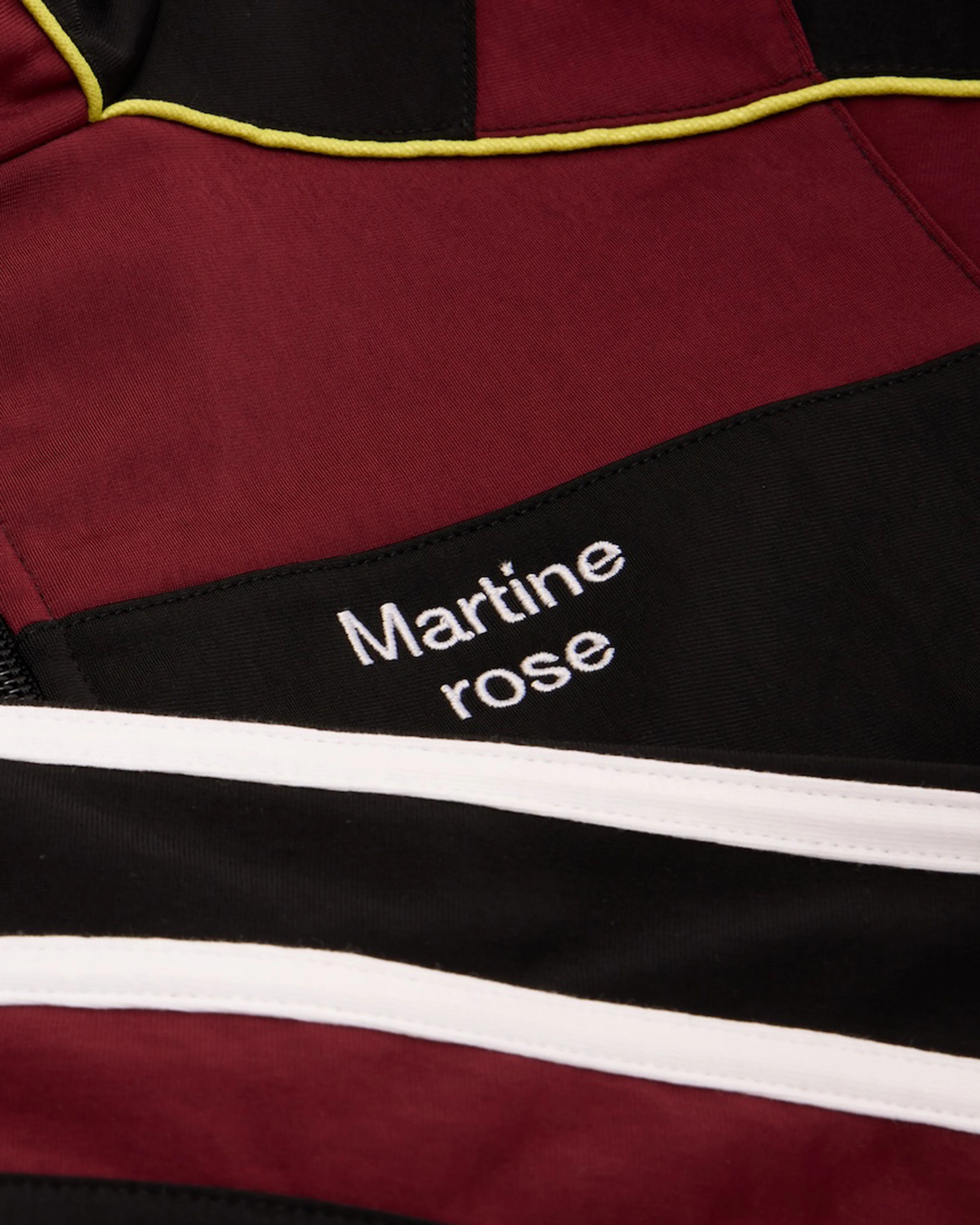 Martine Rose - Men's Shrunken Track Jacket - (Black) - Image 3